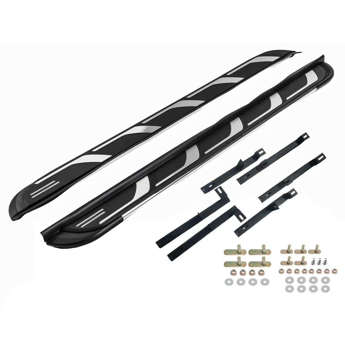 FOR AUDI Q7 SIDE STEPS RUNNING BOARDS BARS GUARD 2006-2015 4L LATEST STYLE TYPE
