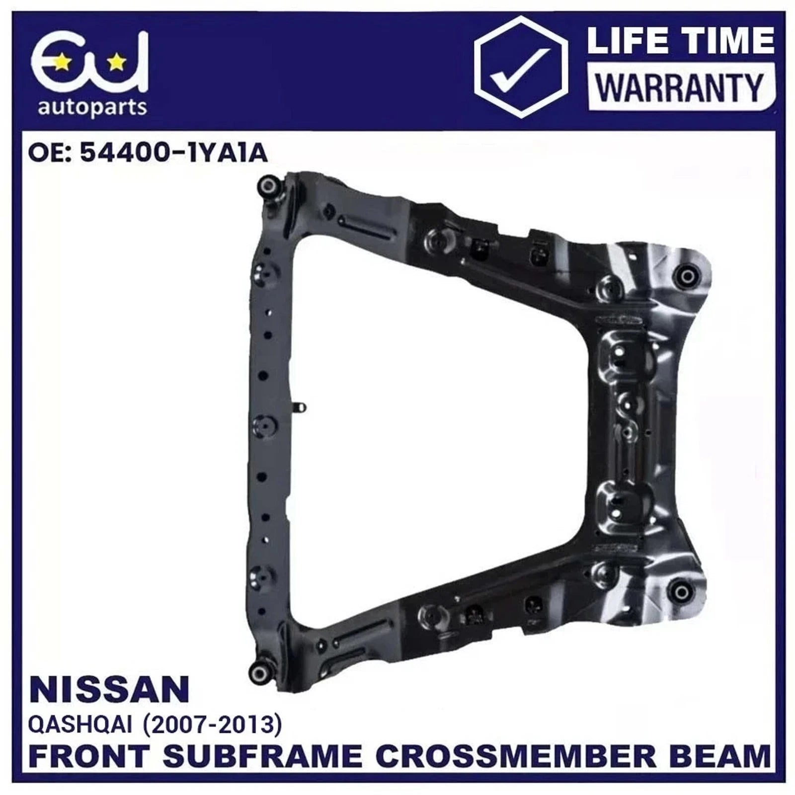 FRONT SUBFRAME CROSSMEMBER FOR NISSAN QASHQAI MK1 J10 NJ10 07-13 PETROL 1.6 2.0
