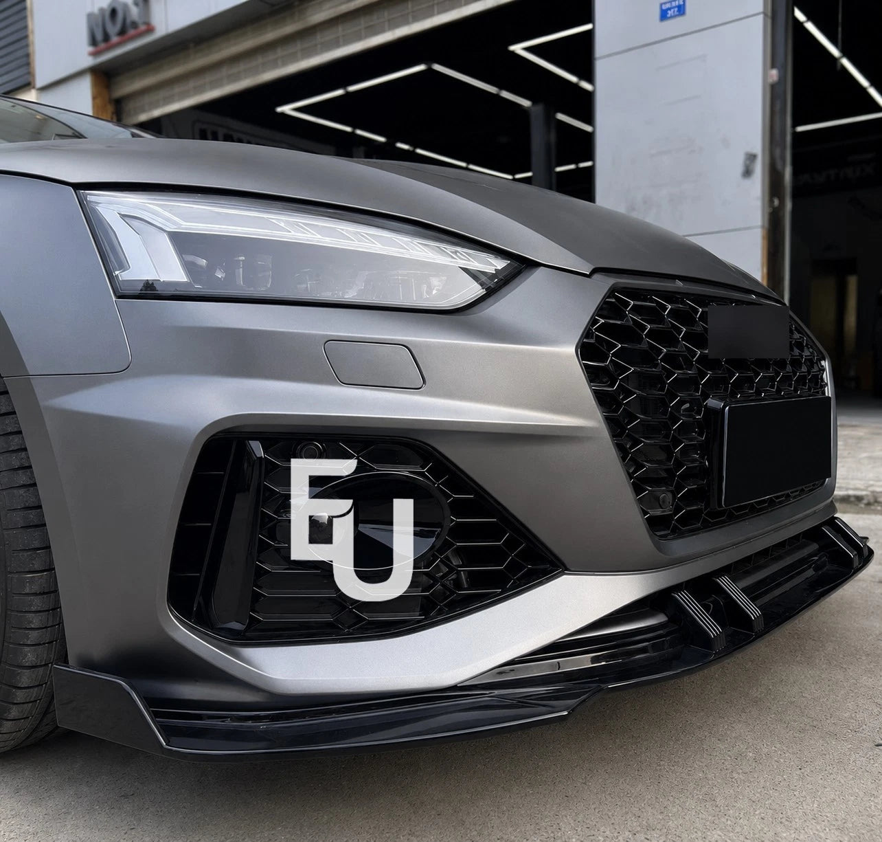 RS5 STYLE HONEYCOMB GRILLE FOR AUDI A5 S5 B9.5 COUPE CABRIO SPORTBACK 2020+