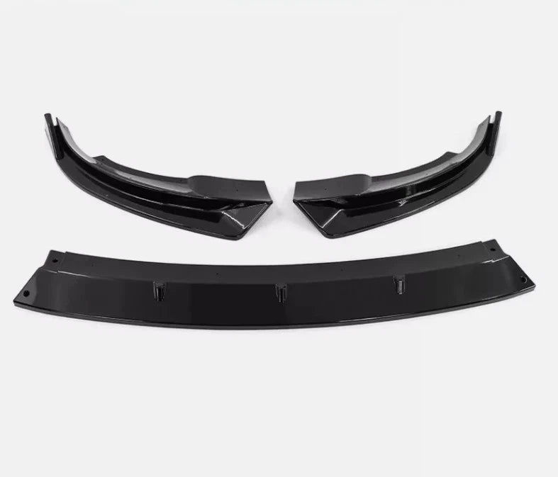 FOR TESLA MODEL Y FRONT BUMPER SPLITTER LIP SPOILER GLOSS BLACK 2020-2023