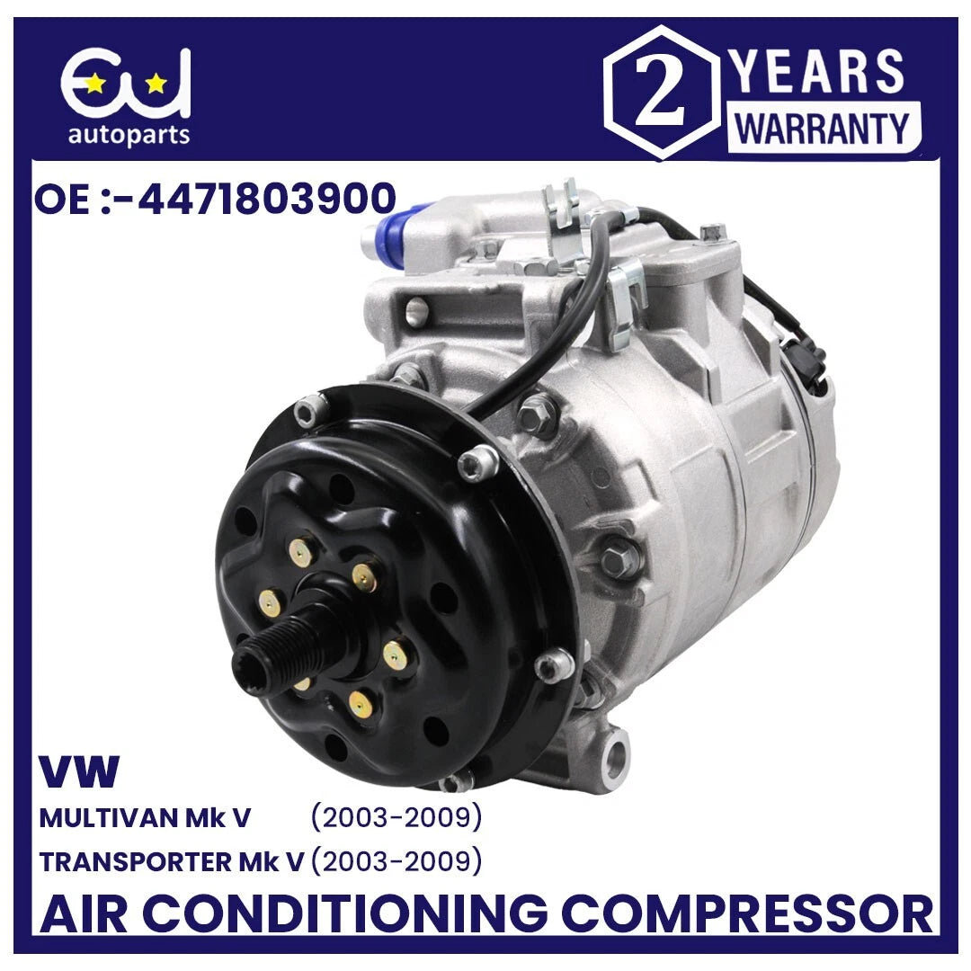 AIR CON A/C COMPRESSOR PUMP FOR VW TRANSPORTER MULTIVAN T5 TOUAREG 2.5 TDI