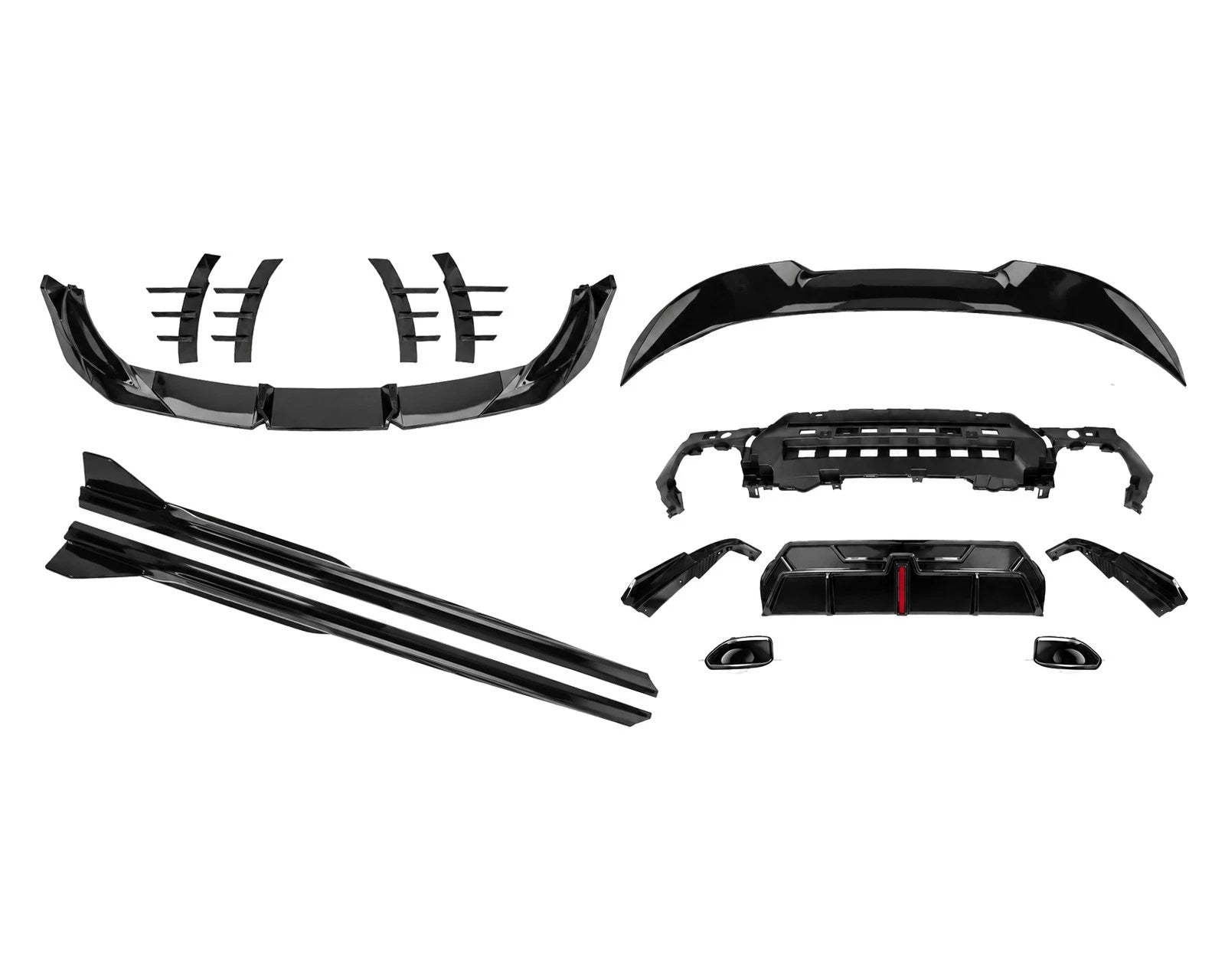 FOR BMW 2 SERIES G42 COUPE BODYKIT FRONT SPLITTER REAR SPOILER DIFFUSER BODY KIT