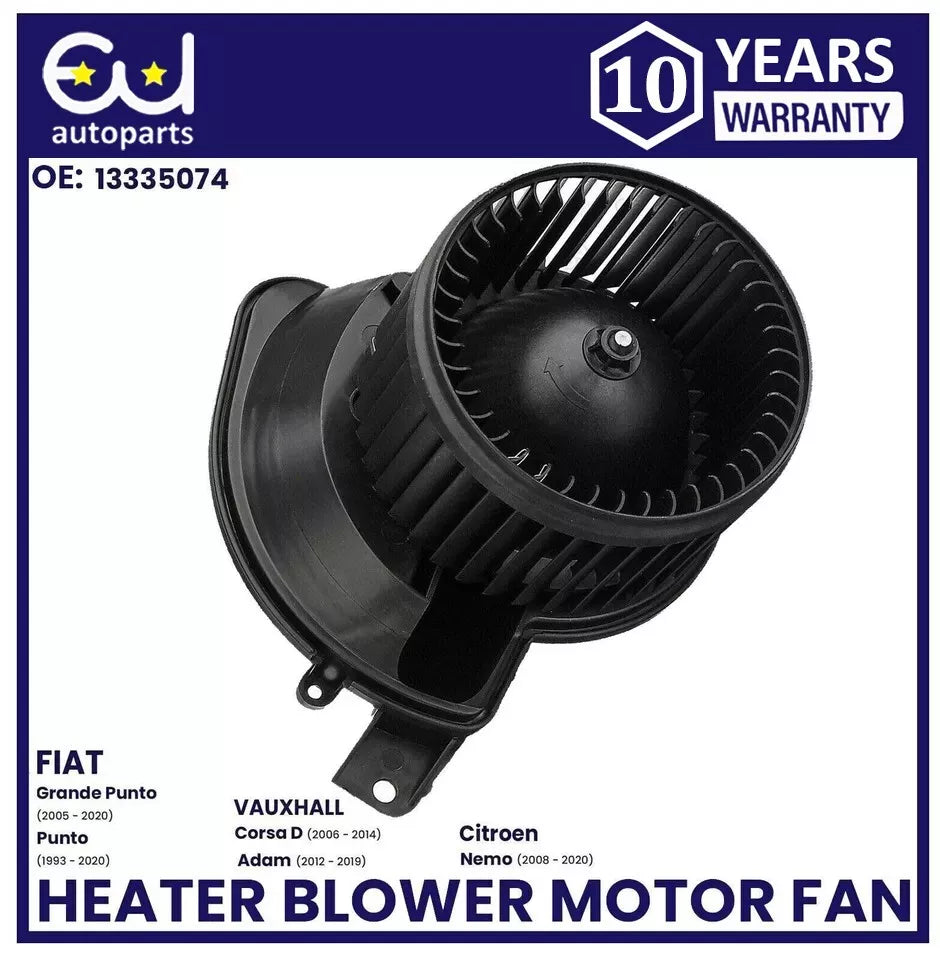 HEATER BLOWER MOTOR FAN FOR VAUXHALL CORSA D CORSA E PUNTO GRAND PUNTO ADAM