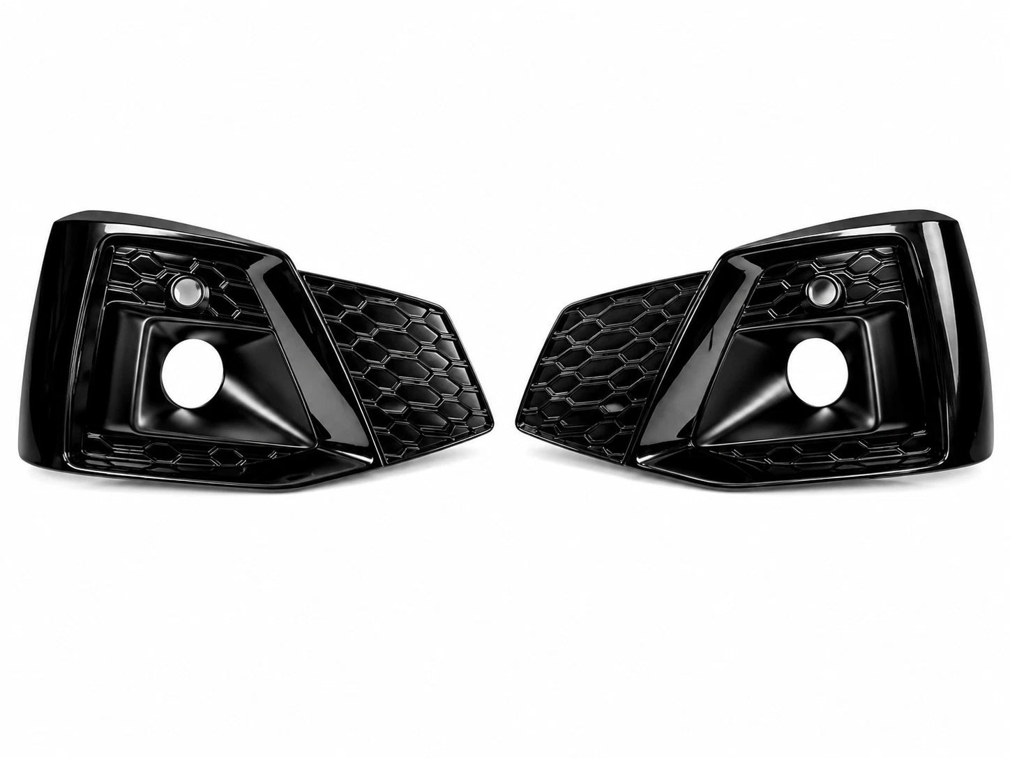 RS5 LOOK HONEYCOMB GRILLE FOG GRILL FOR AUDI A5 S5 B9.5 COUPE CABRIO HATCH 2020+