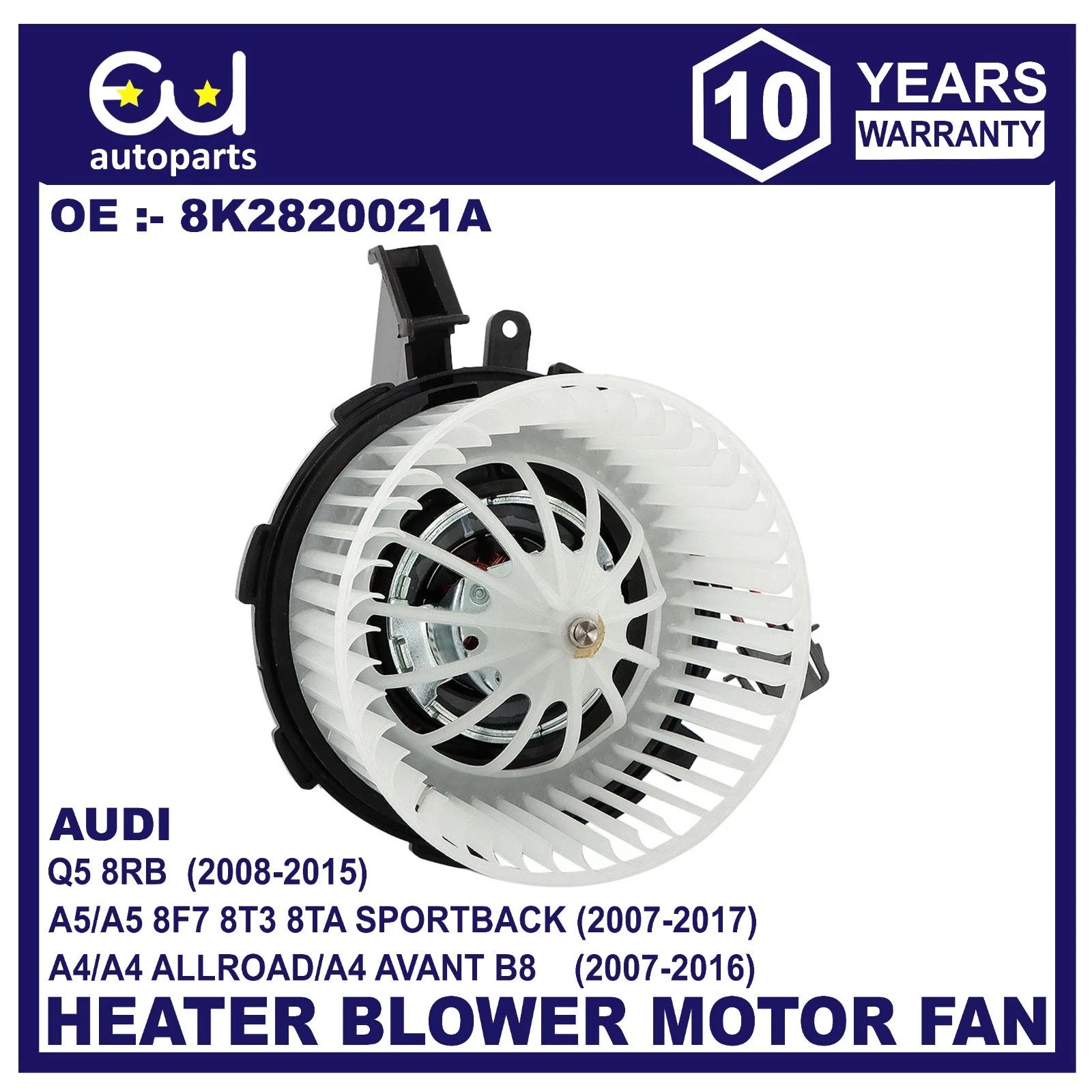 NEW HEATER BLOWER MOTOR FAN WITH AIRCON RHD FOR AUDI A4 B8 A5 8F7 8T3 8TA Q5 8RB