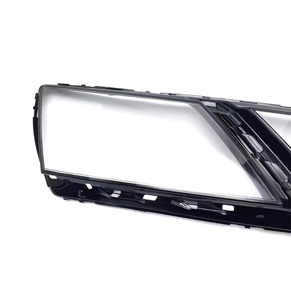 FOR SKODA OCTAVIA MK3 PAIR LEFT RIGHT CLEAR HEADLIGHT LENS SHELL LAMPSHADE 18-20