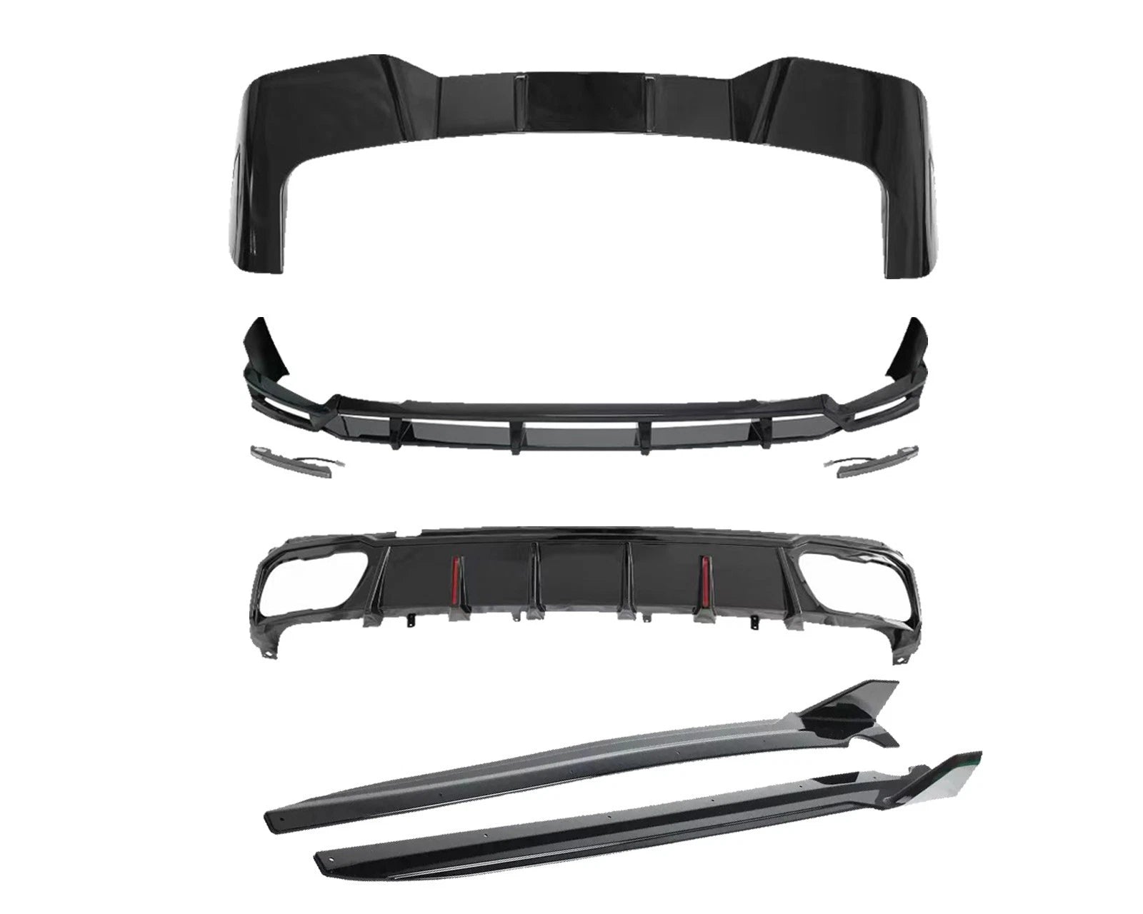 BLACK KNIGHT PERFORMANCE BODY KIT BODYKIT FRONT SPLITTER FOR BMW X5 G05 LCI 23+