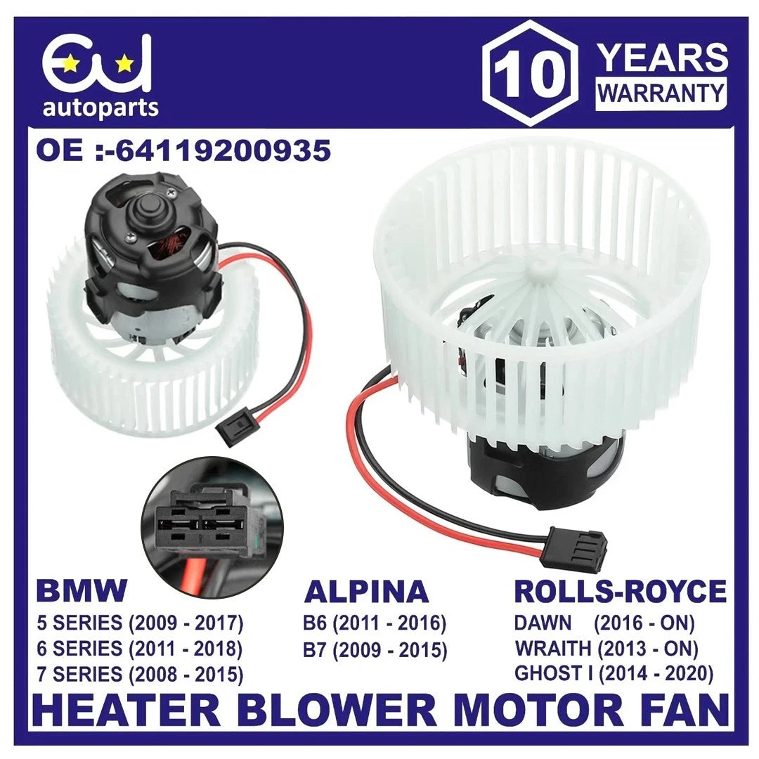 FOR BMW 5 7 SERIES F07 F10 F11 F01 F02 F03 HEATER BLOWER MOTOR FAN 64119200935