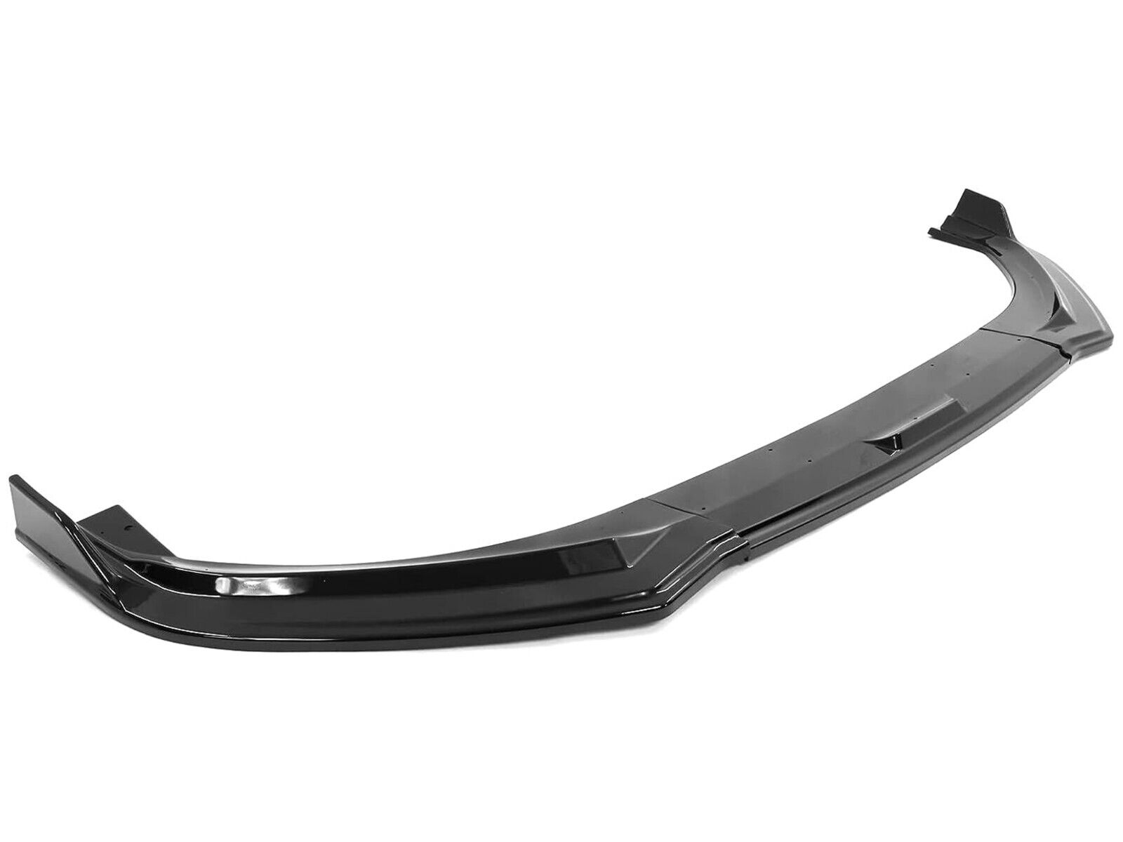 FOR FORD MUSTANG MACH-E FRONT BUMPER SPLITTER LIP VALANCE GLOSS BLACK 21+