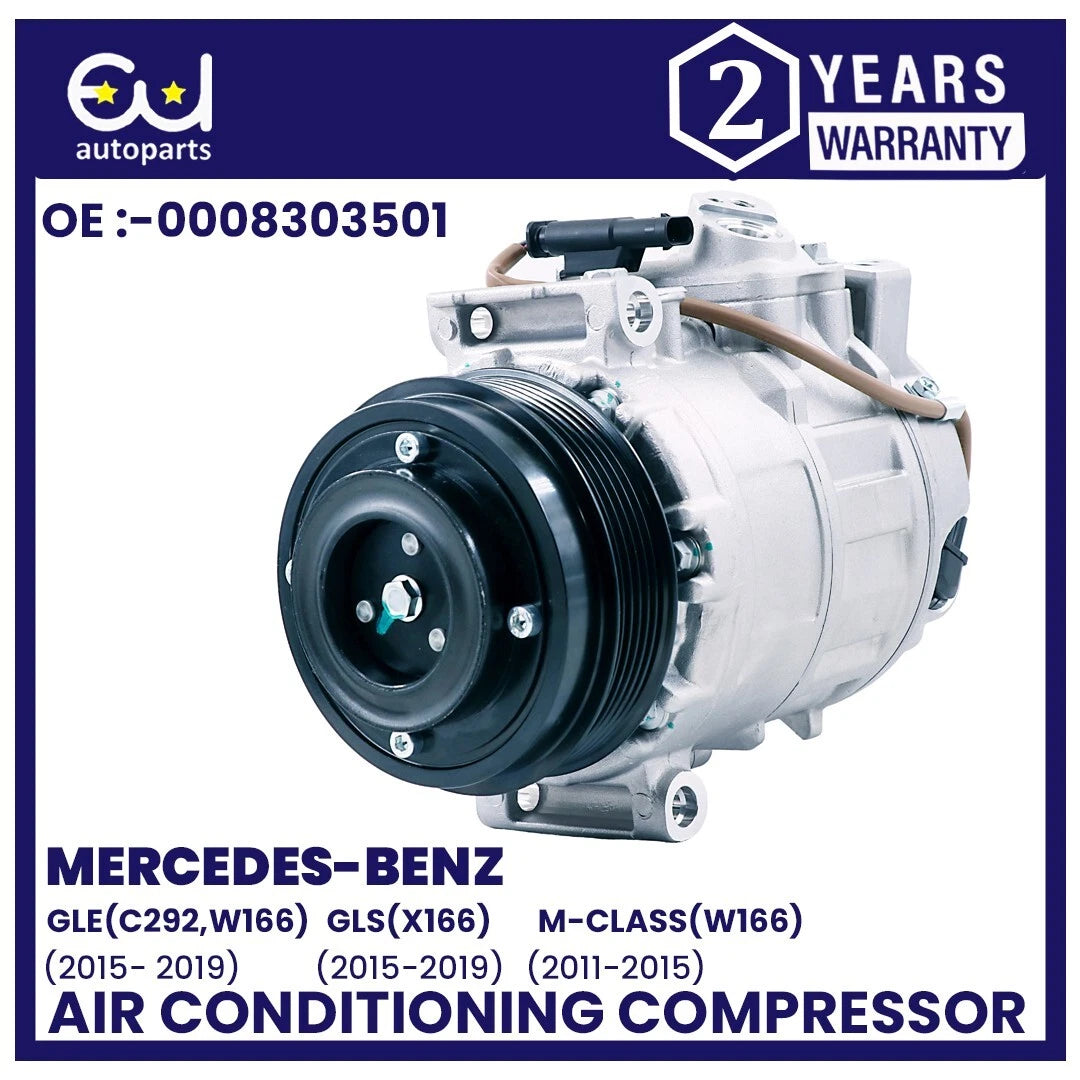AIR CON A/C COMPRESSOR FOR MERCEDES GLE GLS M-CLASS W166 C292 X166 A0008303501