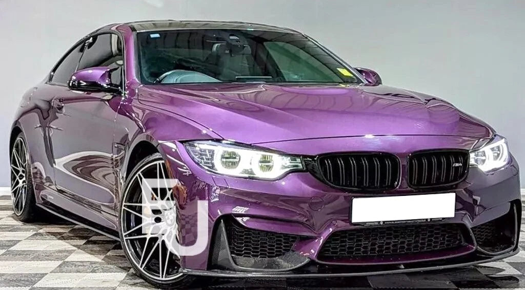 FOR BMW M3 M4 F80 F82 F83 FRONT SPLITTER LIP & REAR DIFFUSER BODYKIT CARBON LOOK