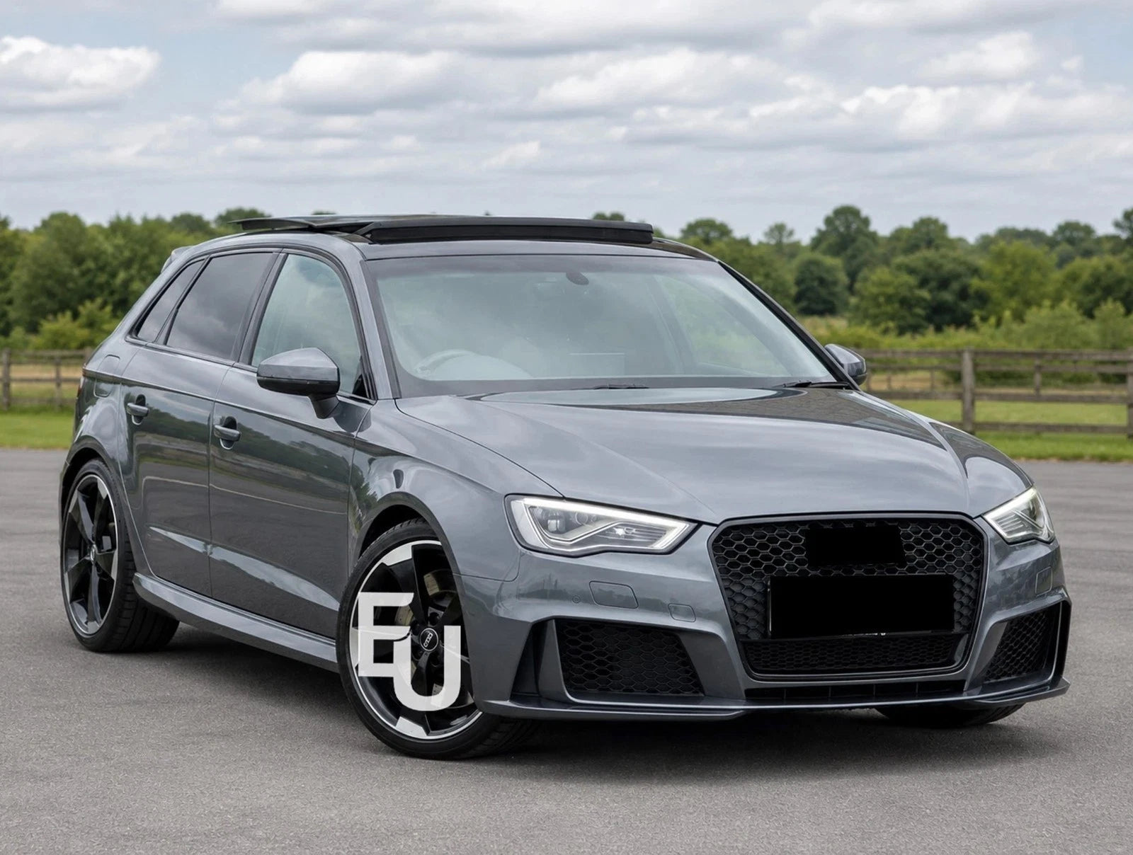 RS3 STYLE FRONT BUMPER CONVERSION KIT FOR AUDI A3 8V 2012-2016 HATCHBACK