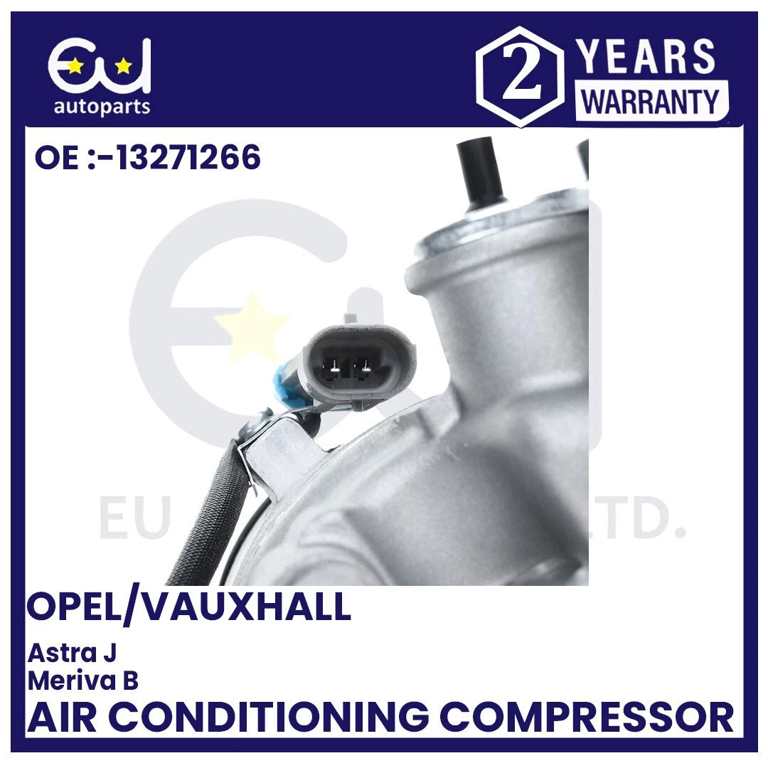 AIR CON A/C COMPRESSOR FOR VAUXHALL OPEL ASTRA J MK6 P10 MERIVA B MK2 1.3 1.7L