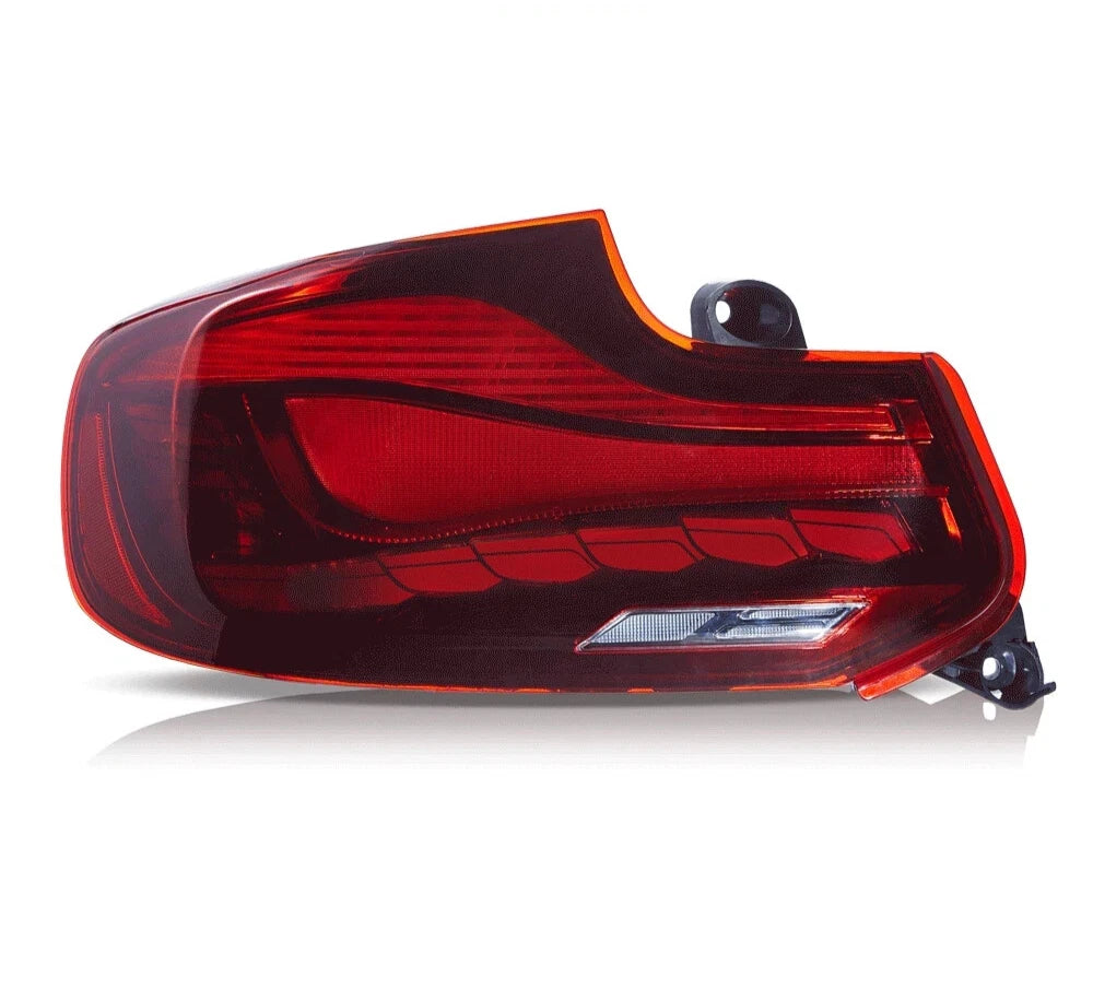 PAIR RED OLED TAIL LIGHTS LAMP FOR BMW 2 SERIES F22 F23 M2 W/ANIMATION 2014-2020