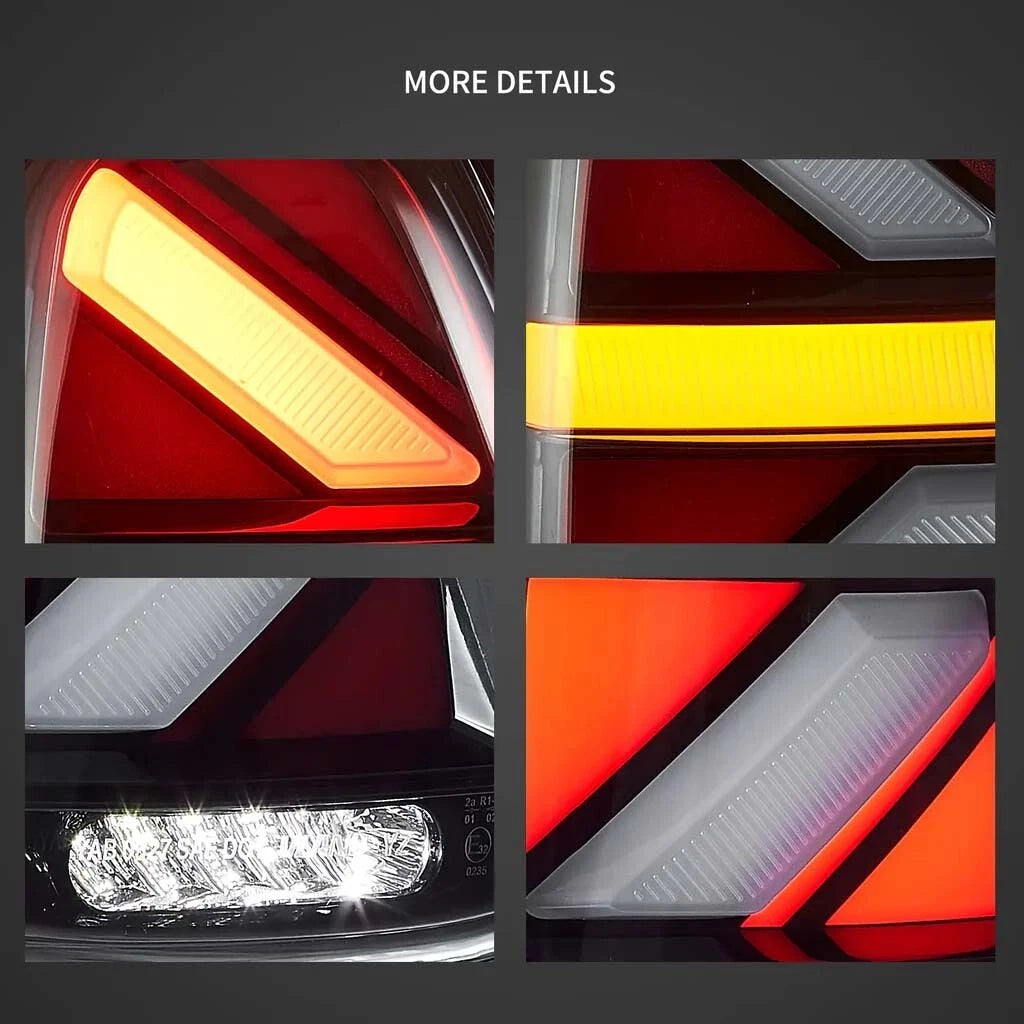 SMOKED LED REAR TAIL LAMP LIGHTS FOR MINI R56 R57 R58 R59 2007-15 UNION JACK