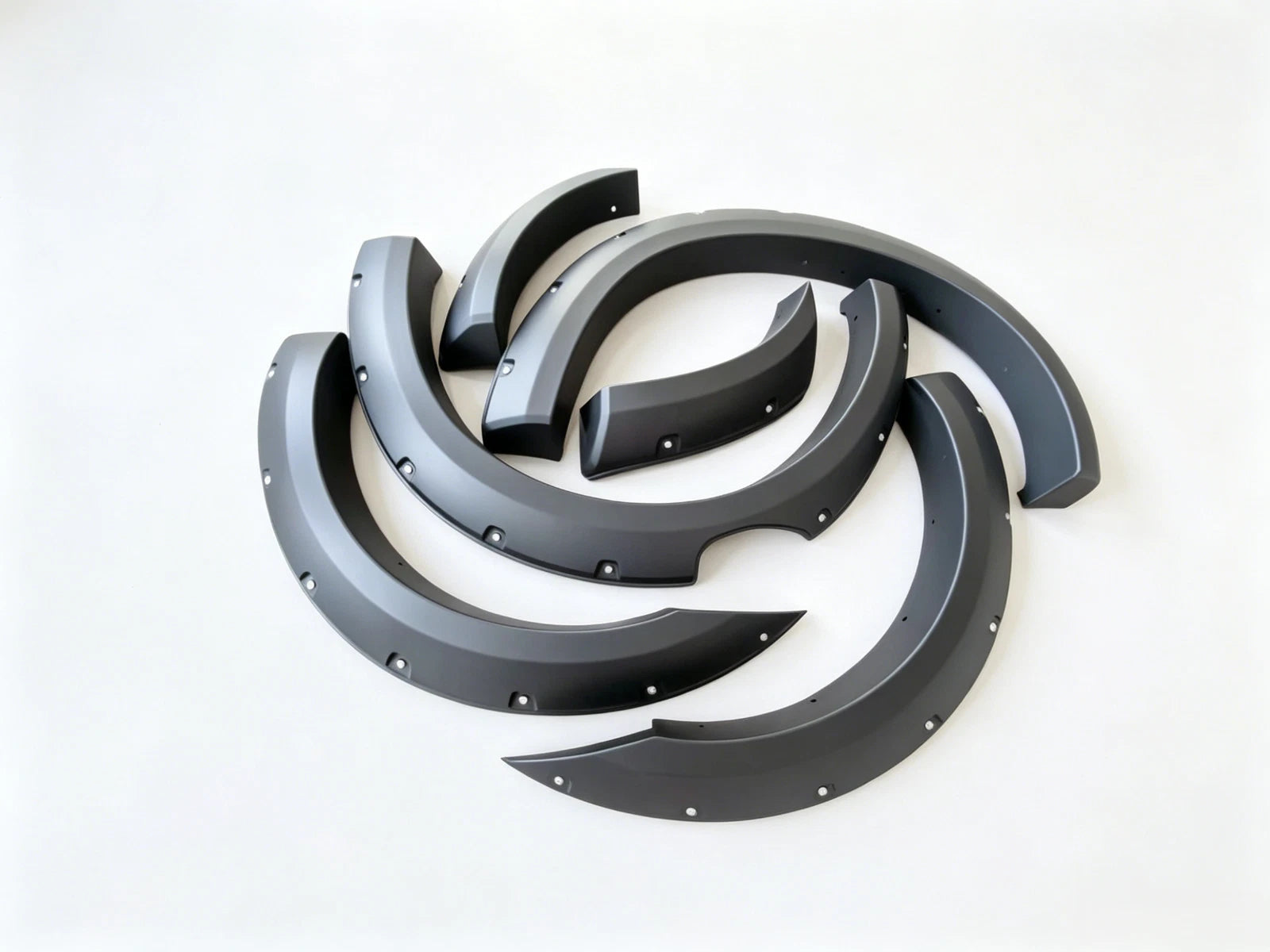 FOR FORD RANGER T6 PX WIDE BODY MATTE FRONT REAR WHEEL ARCH FENDER FLARE 2011-15