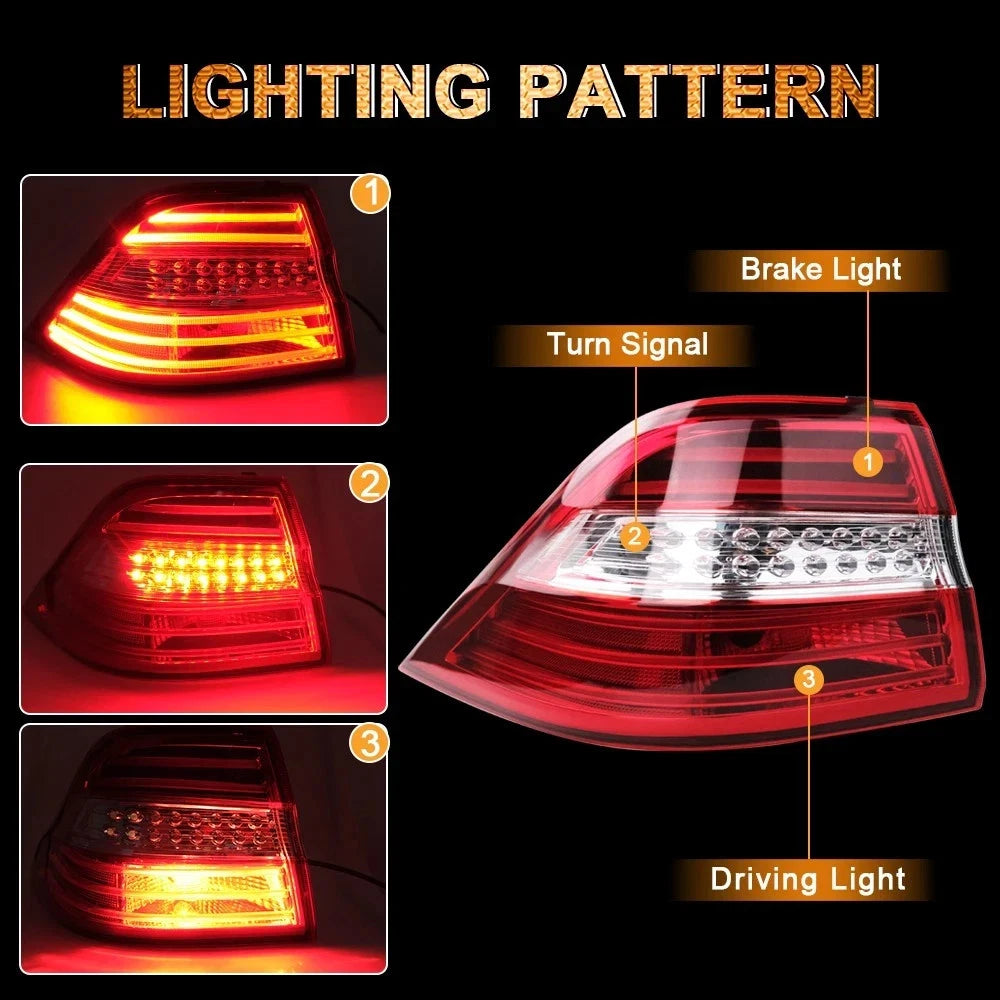 FOR MERCEDES M-CLASS W166 PRE-LCI LED RIGHT DRIVER REAR OUTER TAIL LIGHT LAMP