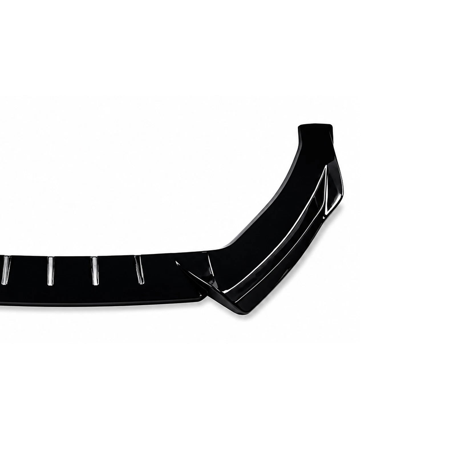 FOR AUDI A4 S4 S LINE B8 FRONT LIP SPLITTER DIFFUSER GLOSS BLACK 2009–2012
