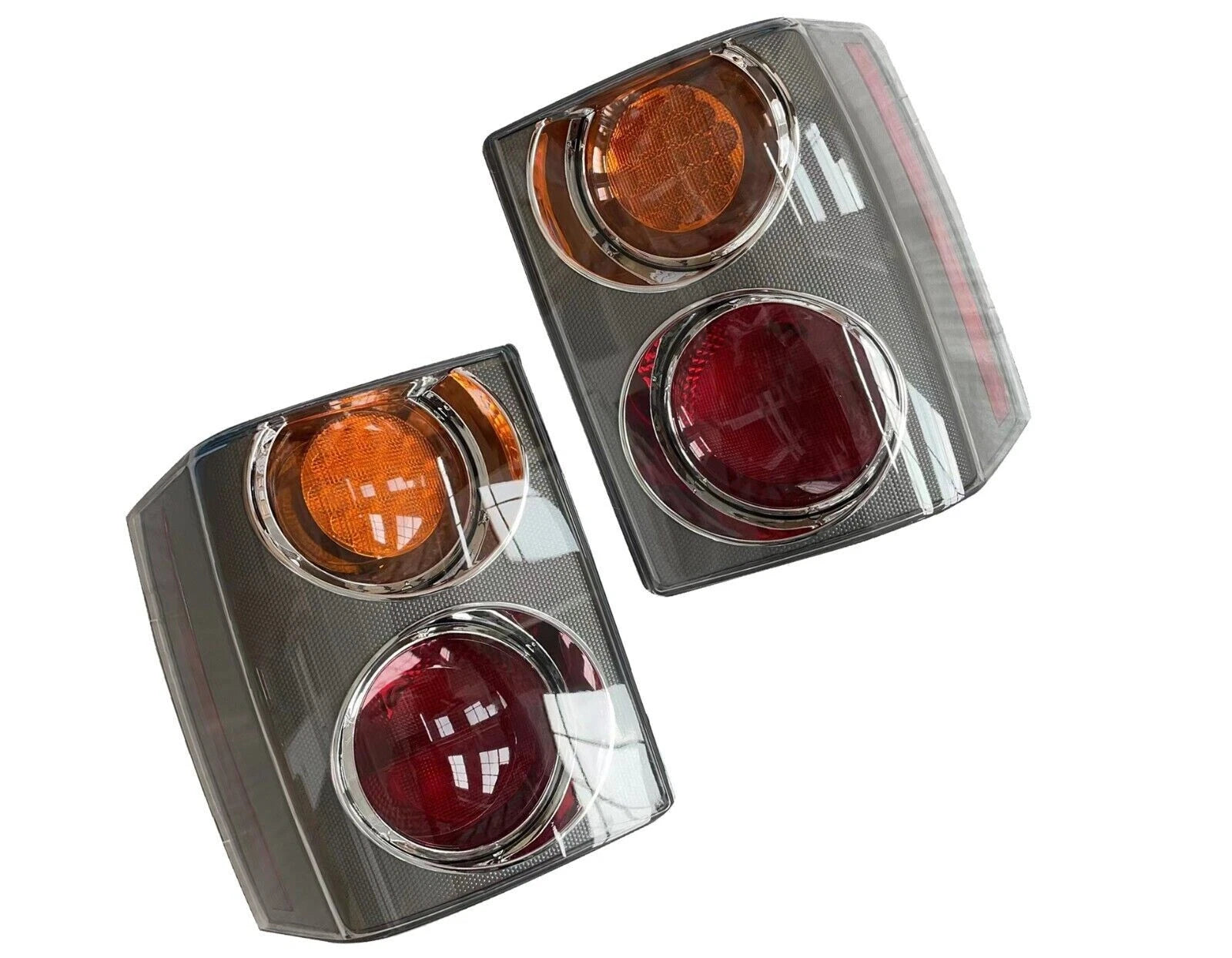 PAIR REAR TAIL LIGHT BRAKE LAMP FOR RANGE ROVER VOGUE L322 2002-2009 AMBER/RED