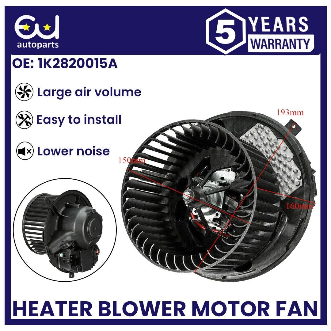 HEATER BLOWER MOTOR FAN FOR SEAT ALHAMBRA ALTEA LEON 1P1 TOLEDO MK3 1K2820015A