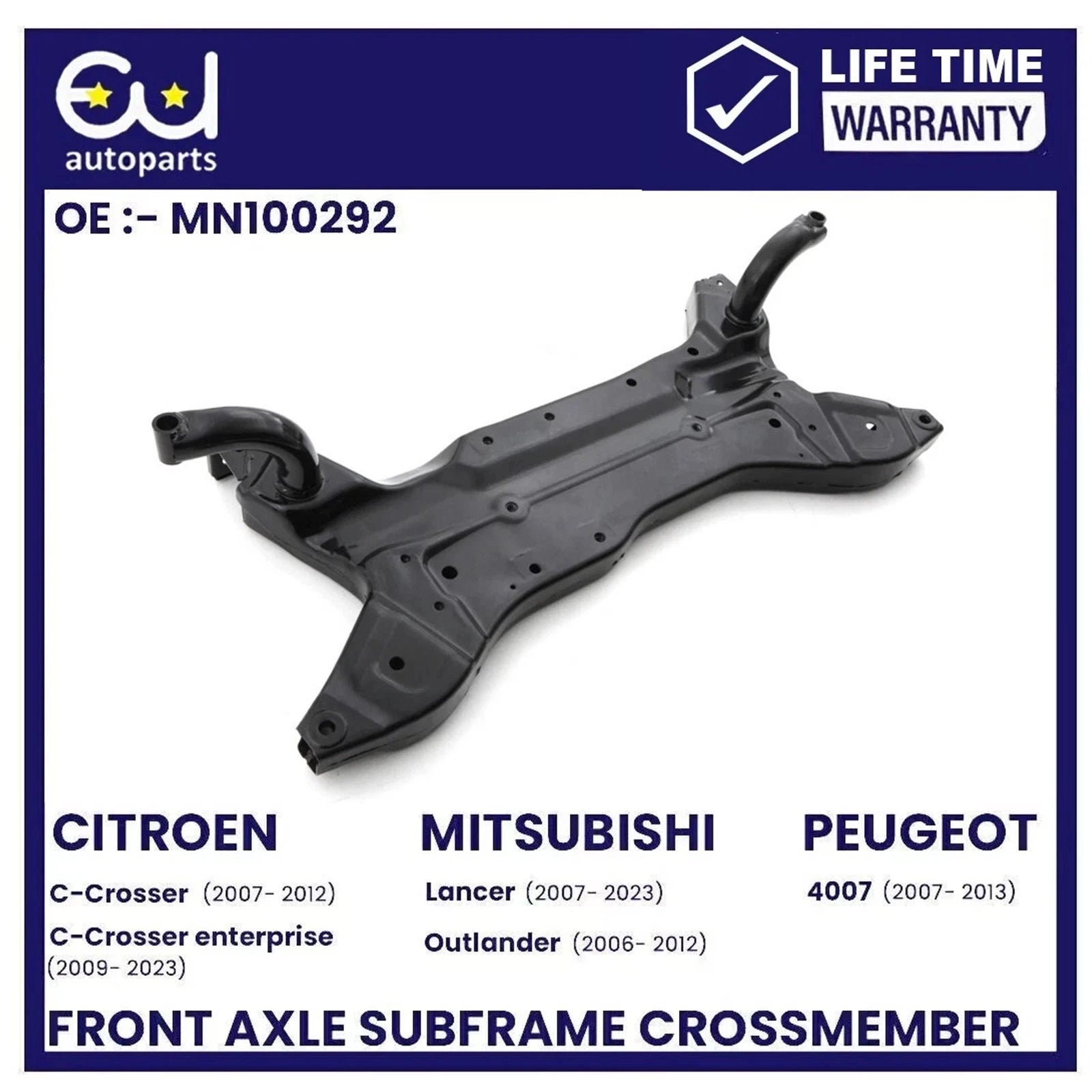 FRONT AXLE CARRIER SUBFRAME CROSSMEMBER FOR PEUGEOT 4007 407 MN100292 2007-2013