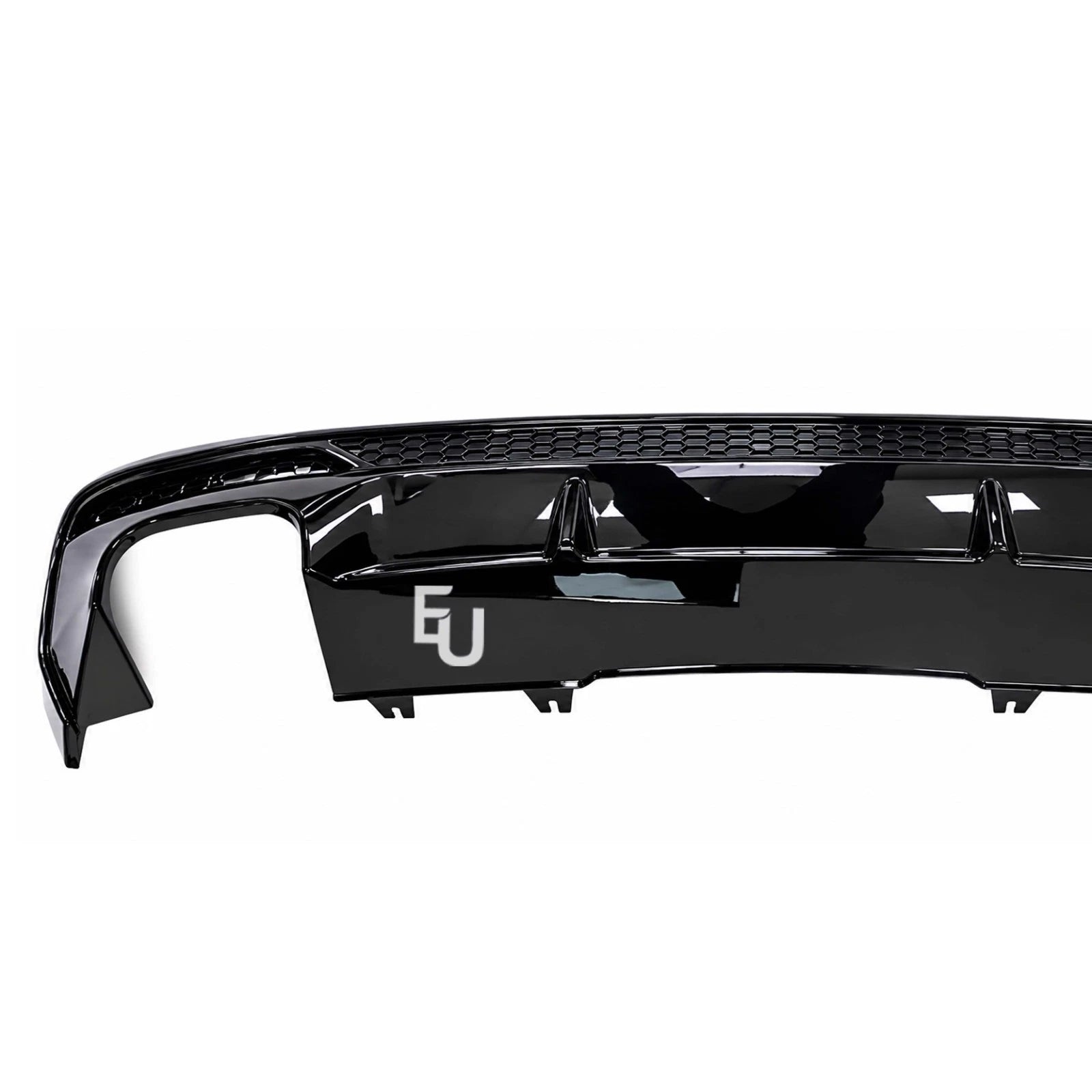 FOR AUDI A4 S4 B9.5 8W S-LINE FACELIFT LCI REAR BUMPER DIFFUSER BLACK 2020-2025