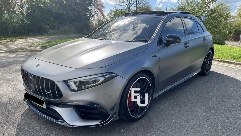 FOR MERCEDES A CLASS W177 A45 A45S AMG FRONT SPLITTER AERO KIT CANARD 2019+