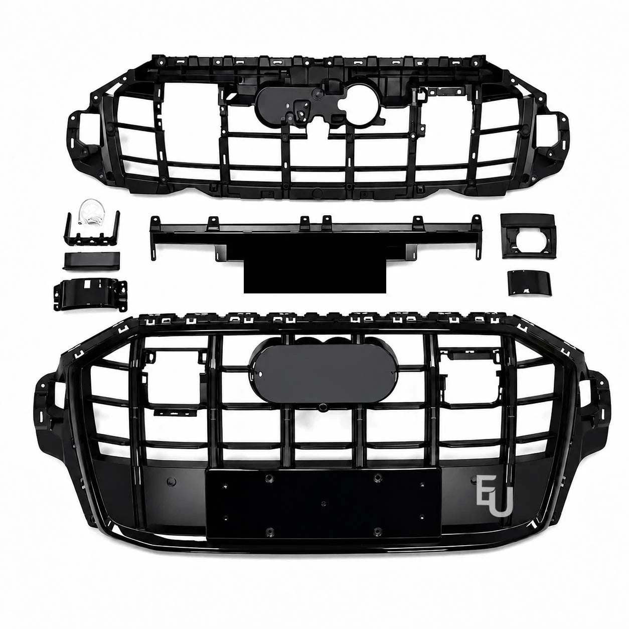 SQ7 CONVERSION BODYKIT FRONT SPLITTER REAR DIFFUSER LCI FOR AUDI Q7 S-LINE 2020+
