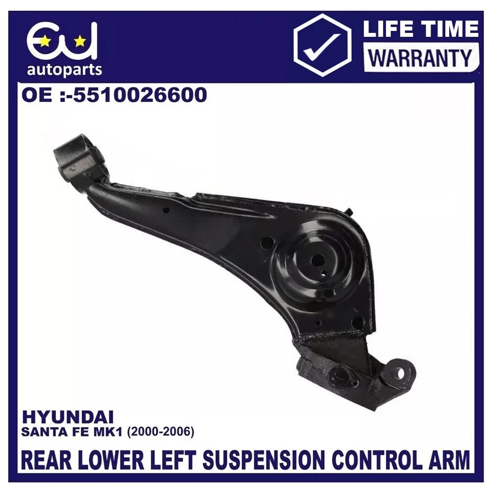REAR LEFT LOWER SUSPENSION CONTROL TRAILING ARM FOR HYUNDAI SANTA FE MK1 00-06