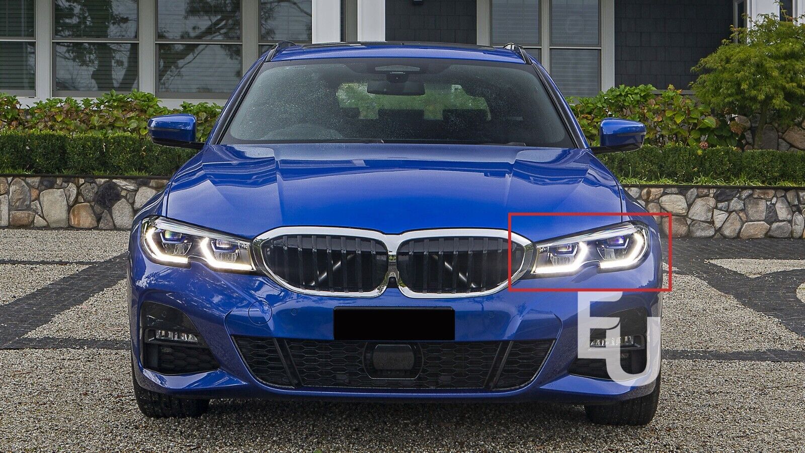 LEFT SIDE HEADLIGHT LENS COVER SHELL LAMPSHADE FOR BMW G20 G21 3 SERIES 19-2021
