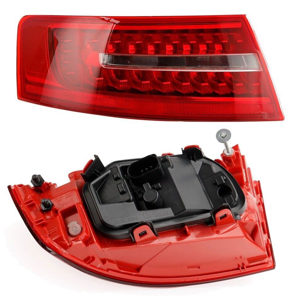 FOR AUDI A6 C6 2009-2011 LEFT PASSENGER LED REAR OUTER TAIL LIGHT BRAKE LAMP UK