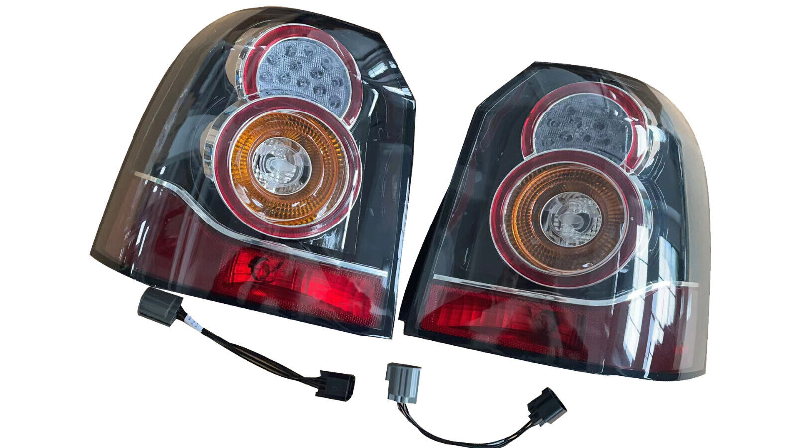 UPGRADE BLACK REAR LED TAIL LIGHT LAMP FOR LAND ROVER FREELANDER 2 L359 2006-14
