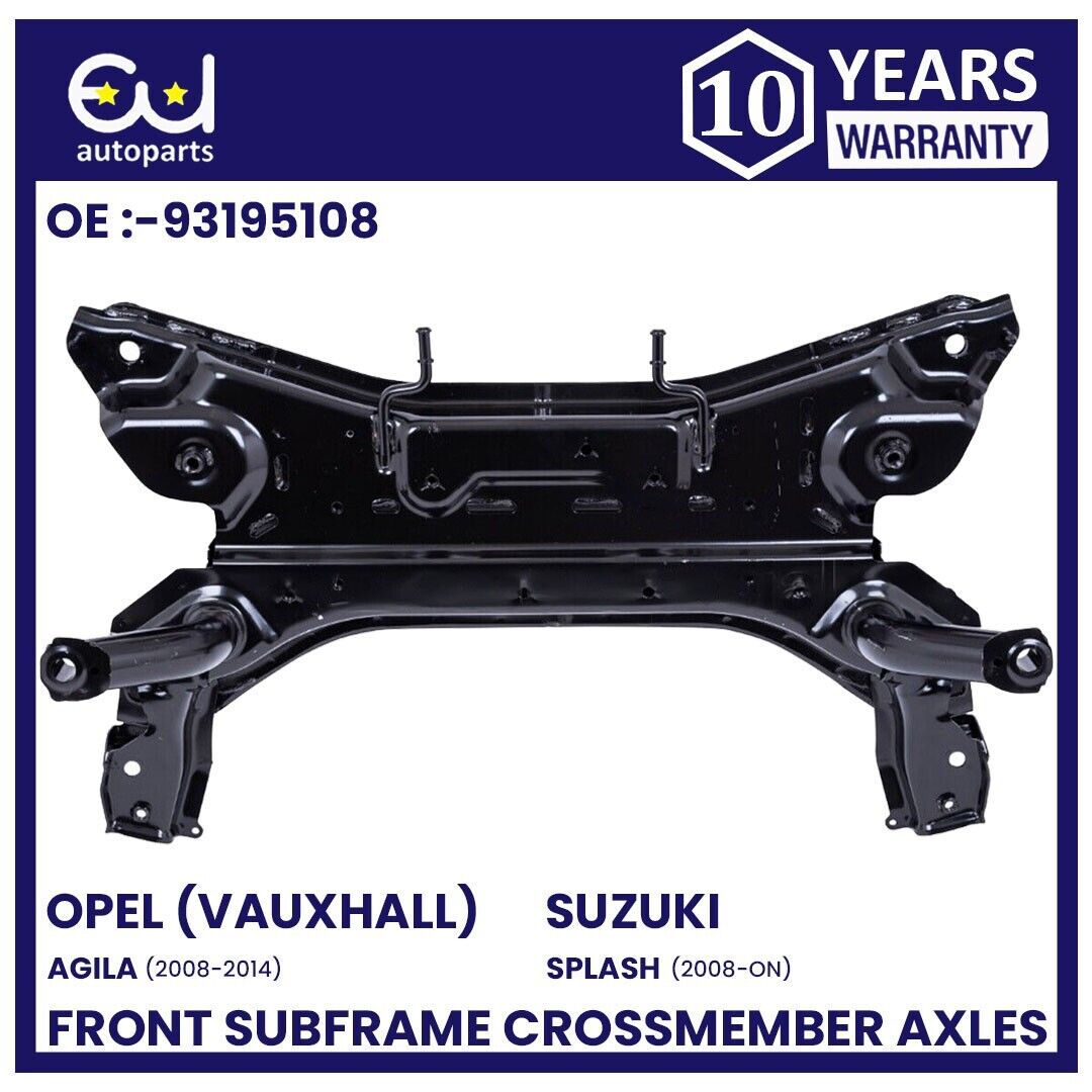 FRONT SUBFRAME CROSSMEMBER AXLE FOR OPEL VAUXHALL AGILA B 08-14 (PETROL/MANUAL)