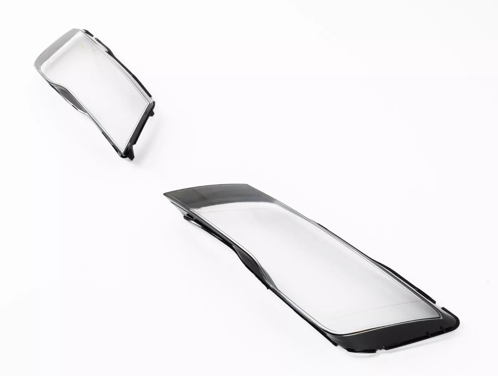 FOR AUDI A7 LEFT RIGHT SIDE PAIR FRONT HEADLIGHT HEADLAMP LENS COVER 2010-2014