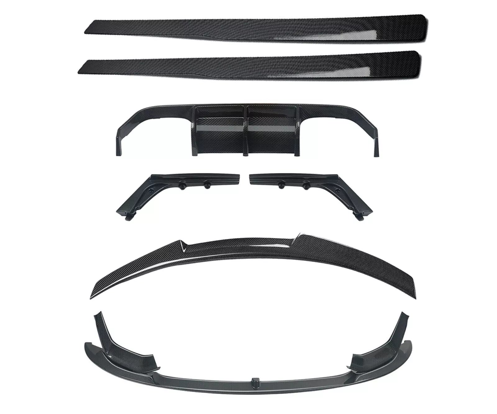 BODY KIT BODYKIT FOR BMW 4 SERIES F82 M4 FRONT LIP SKIRT REAR DIFFUSER SPLITTER