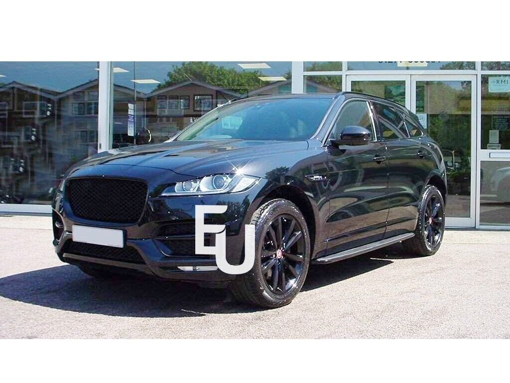 SIDE STEPS RUNNING BOARDS FOR JAGUAR F-PACE XF MK2 X260 STEALTH ALL BLACK 2017+