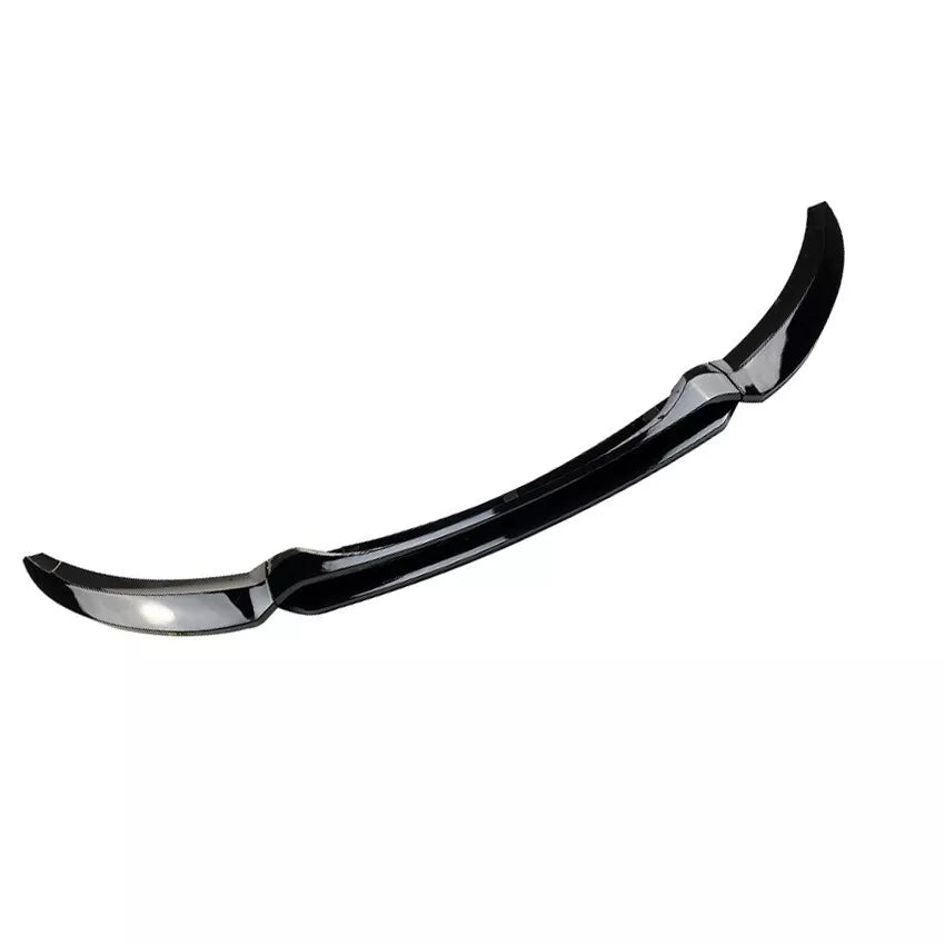 FOR BMW 1 SERIES E82 E88 GLOSS BLACK FRONT BUMPER SPLITTER LIP M SPORT 2007-2013