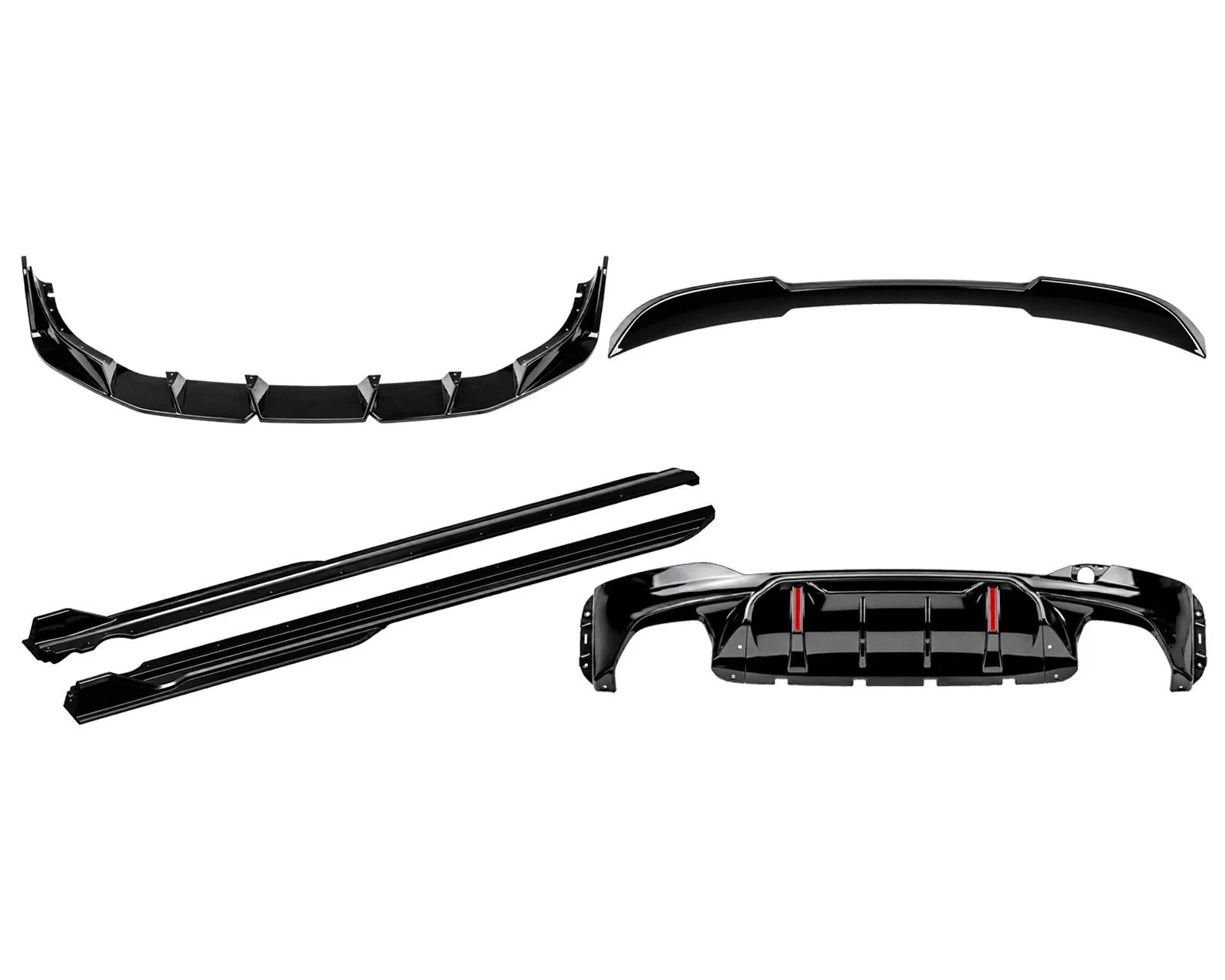 BRAGE DESIGN BODY KIT FRONT SPLITTER REAR DIFFUSER FOR BMW 5 SERIES G30 2020+