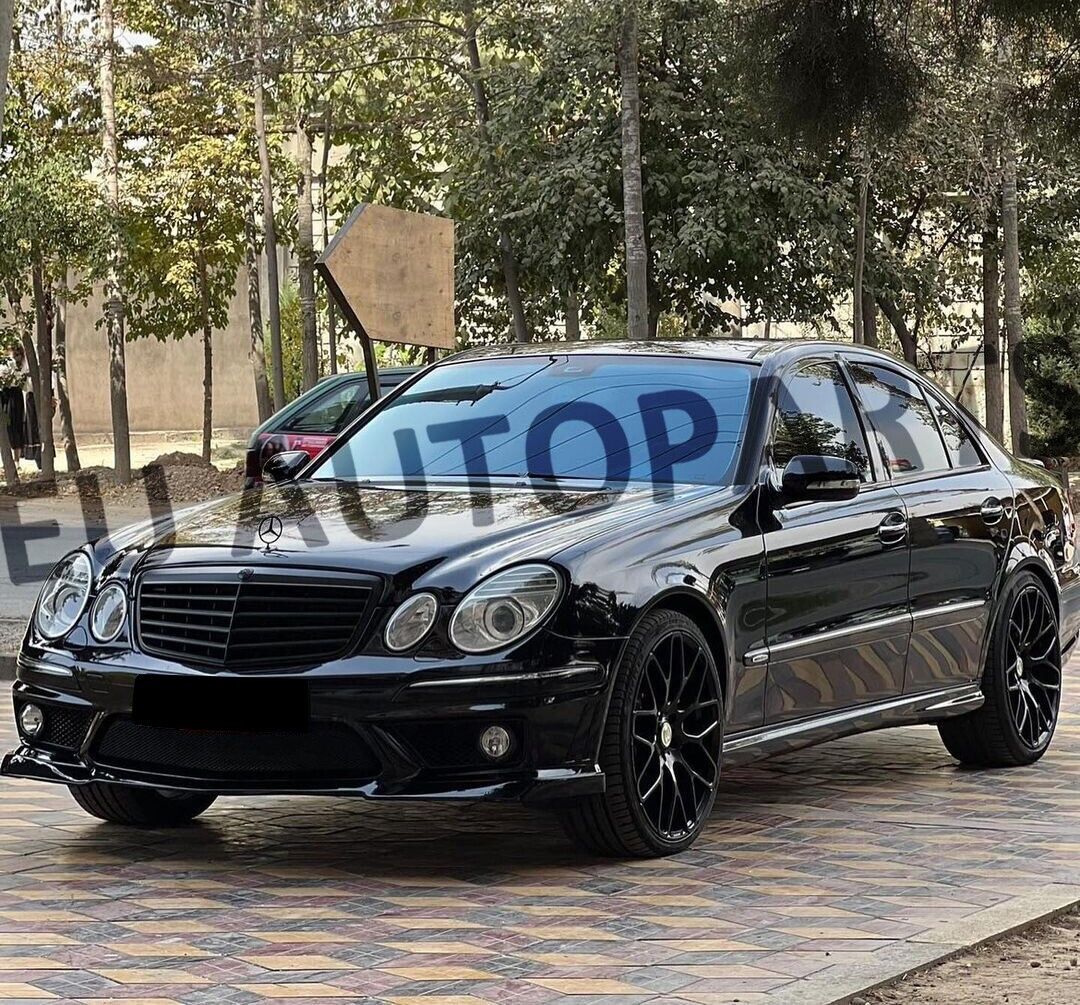 FRONT BUMPER GRILLE GRILL FOR MERCEDES E CLASS W211 S211 E320 E350 E55 AMG BLACK