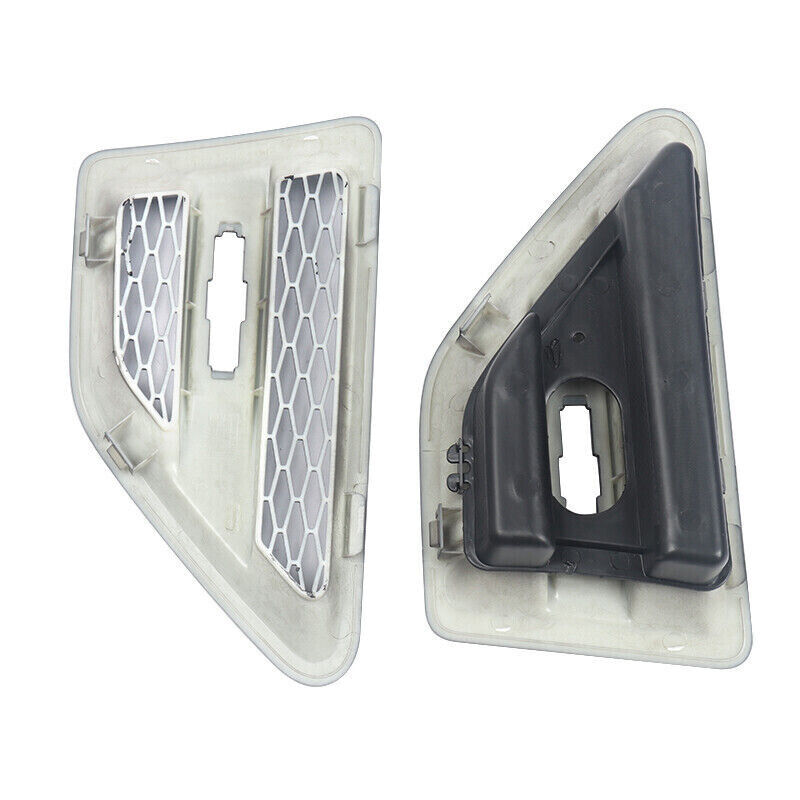FOR FREELANDER 2 L359 PAIR GLOSS BLACK 2X SIDE WING AIR INTAKE GRILLE VENTS VENT