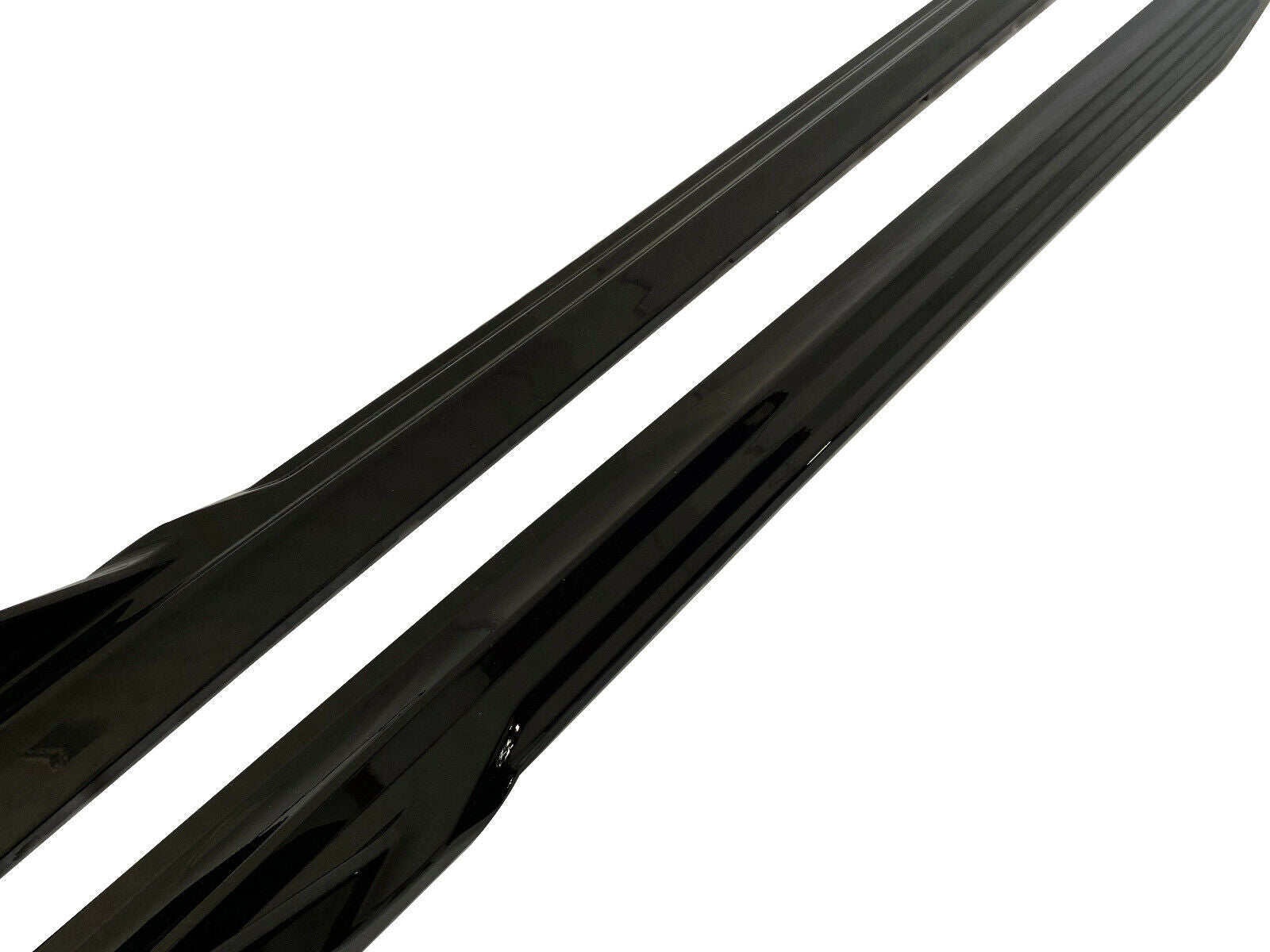 FOR BMW X5 F15 X6 F16 M SPORT SIDE SKIRTS EXTENSION BLADES LIP GLOSS BLACK 13-18