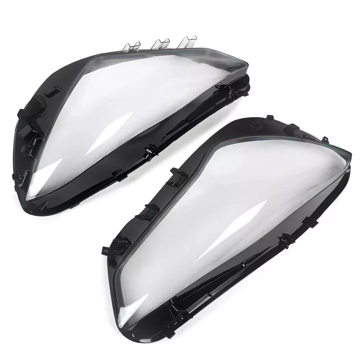 FOR MERCEDES CLA W118 C118 LEFT RIGHT SIDE PAIR HEADLIGHT LENS HEADLAMP COVER