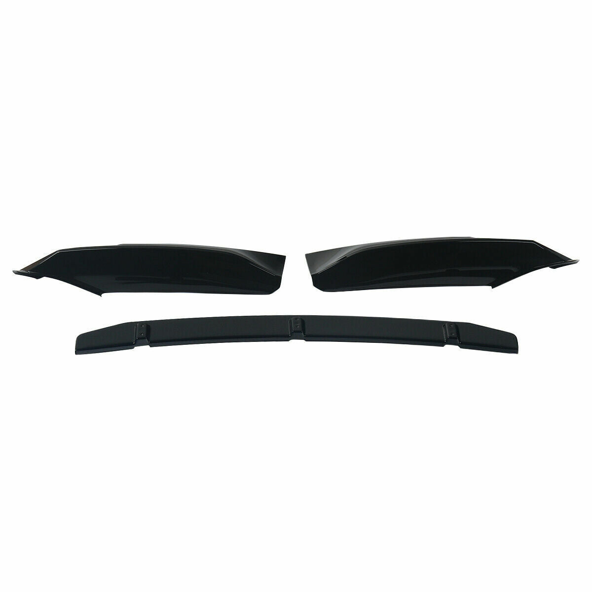 FOR BMW 3 SERIES F30 F31 FRONT SPLITTER LIP SPOILER SIDE GLOSS BLACK 3D STYLE