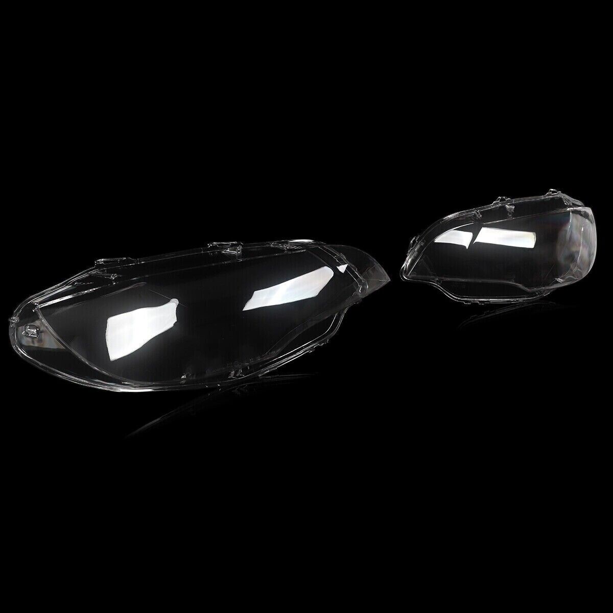 HEADLIGHT HEADLAMP CLEAR LENS COVER FOR BMW X6 E71 2006-14