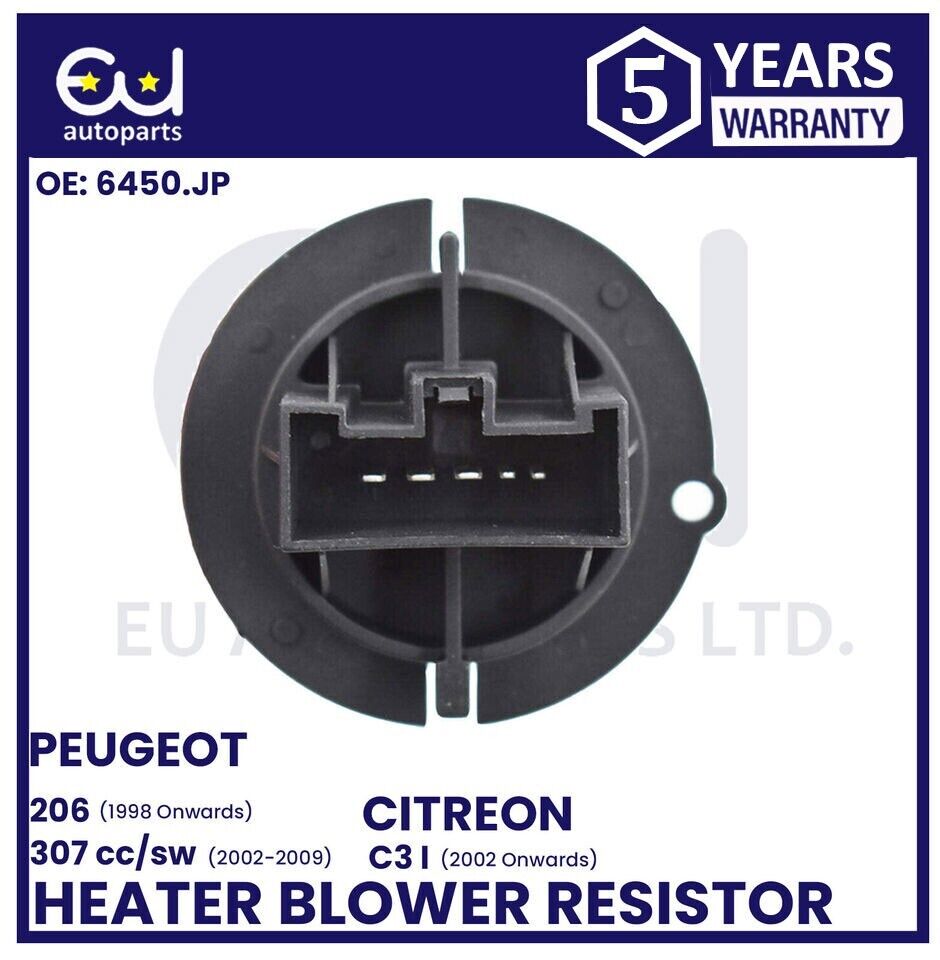 FOR PEUGEOT 206 307 SW 307 CC CITROEN C3 HEATER BLOWER MOTOR FAN RESISTOR 2000+