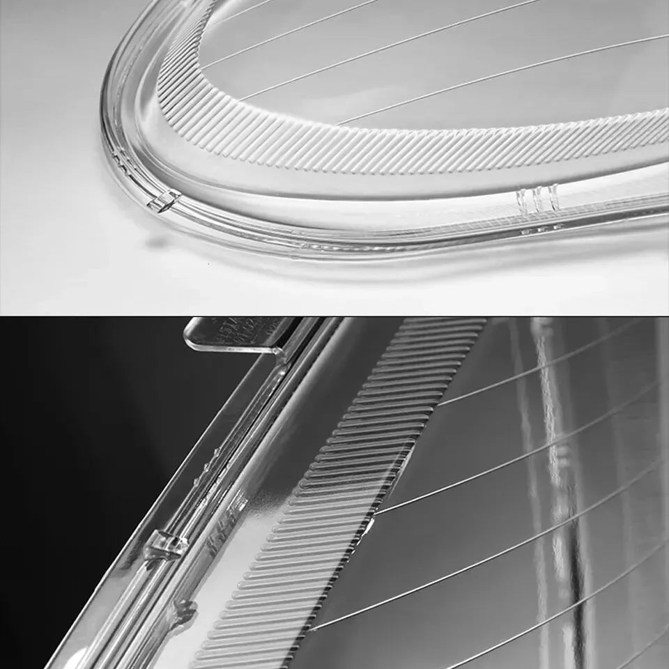 PAIR FRONT CLEAR HEADLIGHT LAMP LENS COVER FOR MERCEDES-BENZ SLK R171 2005-2011