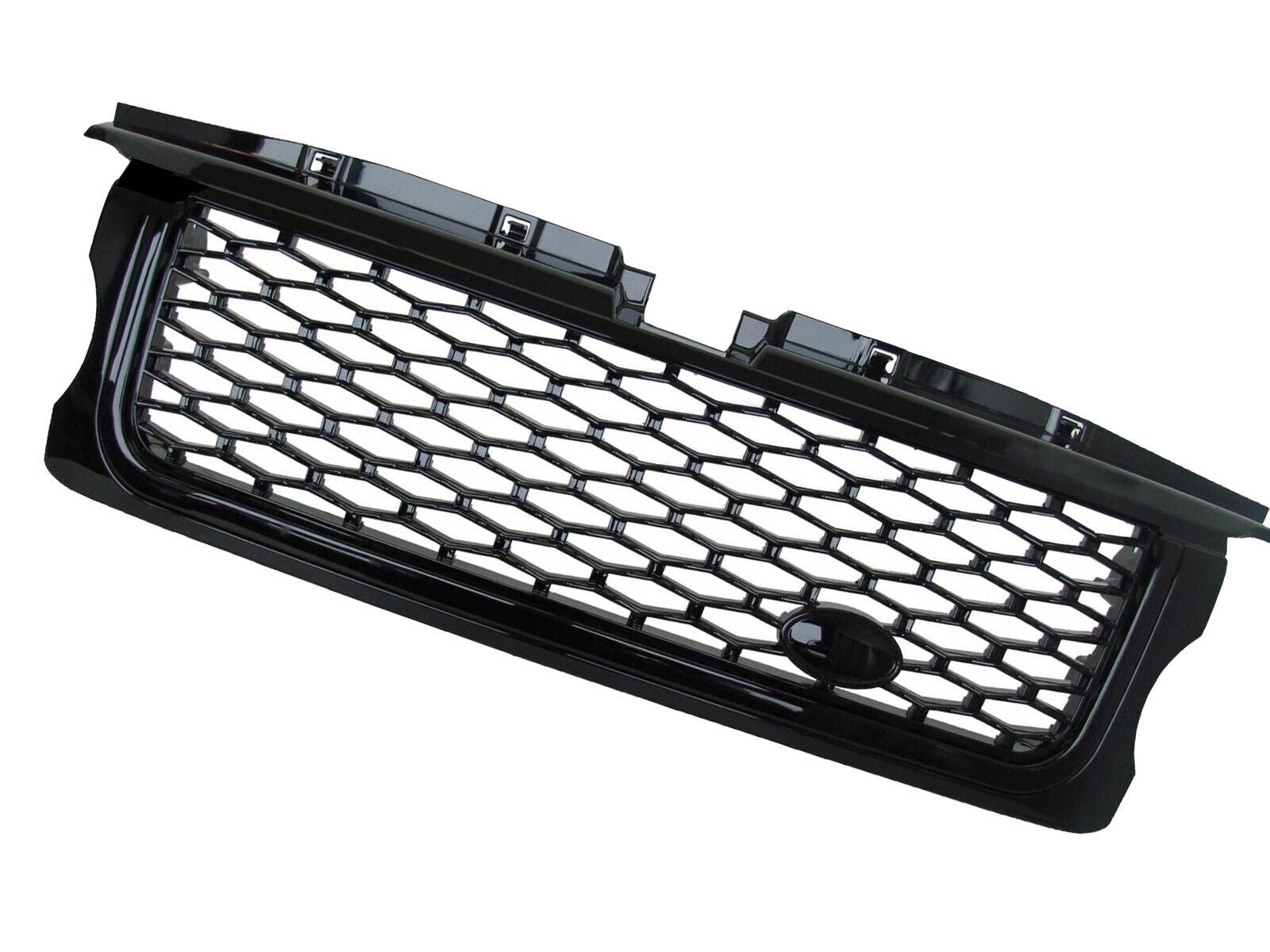FULL BLACK FRONT GRILLE TO FIT RANGE ROVER SPORT L320 SPORT 2005-09