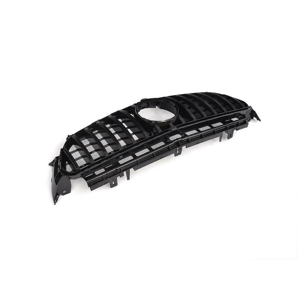 FOR MERCEDES E CLASS W213 C238 16-20 FRONT BUMPER GRILLE GRILL BLACK GT R STYLE