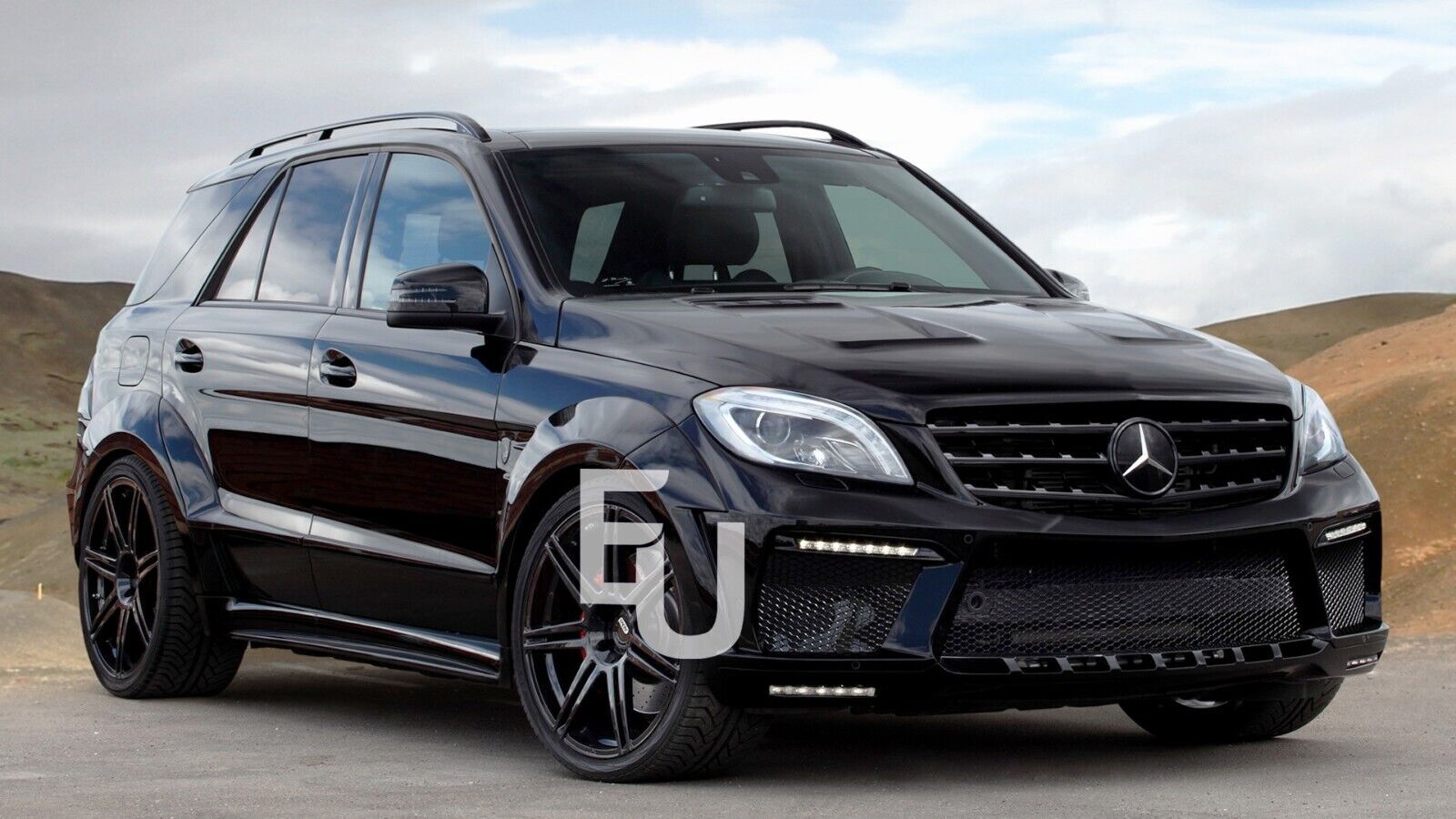 FOR 2012-14 MERCEDES-BENZ ML CLASS W166 HEADLIGHT LENS COVER LAMPSHADE L+R PAIR