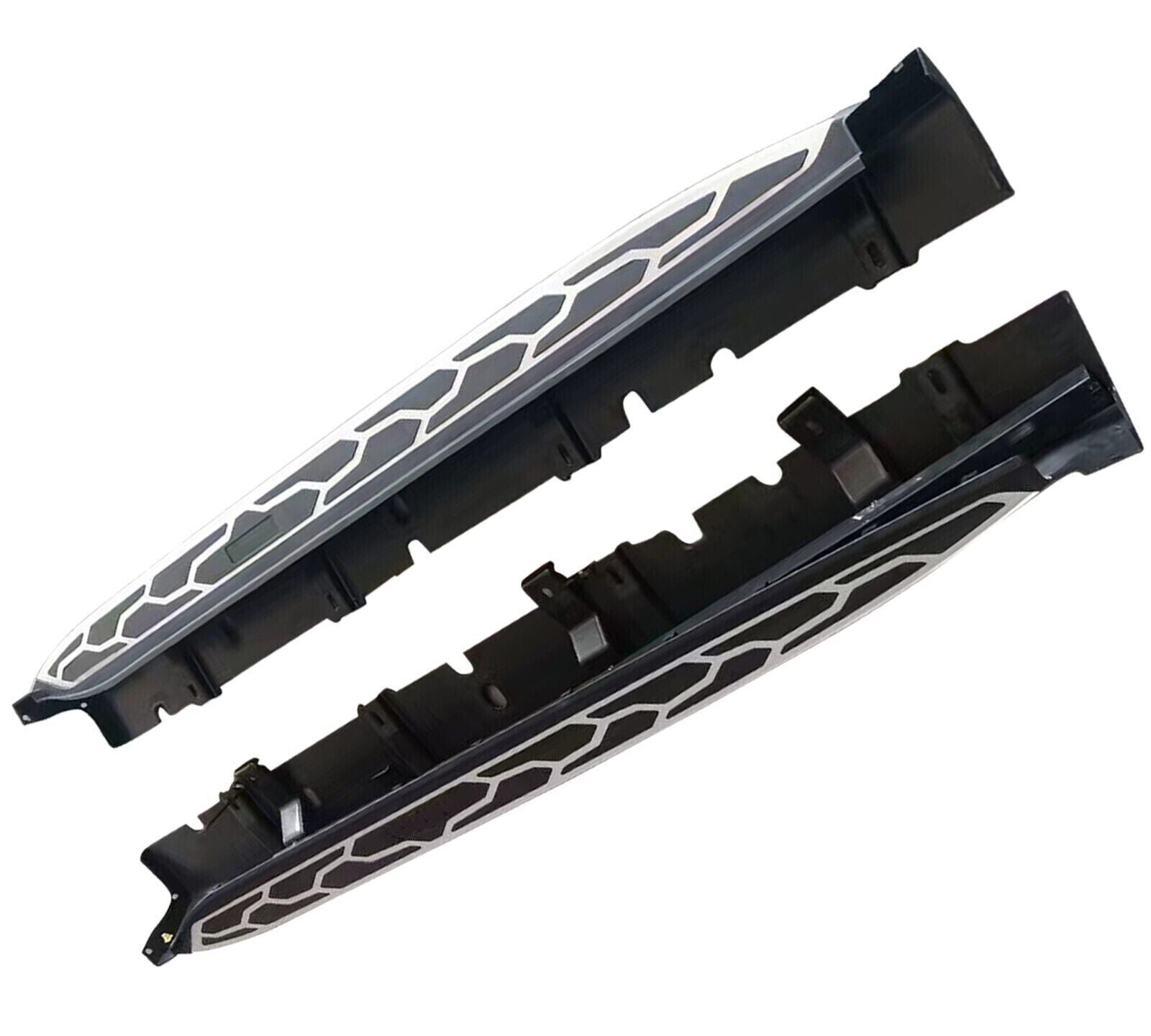 ALUMINIUM RUNNING BOARDS SIDE STEPS FOOT RAILS FOR HYUNDAI KONA 2018+ BLACK PACK